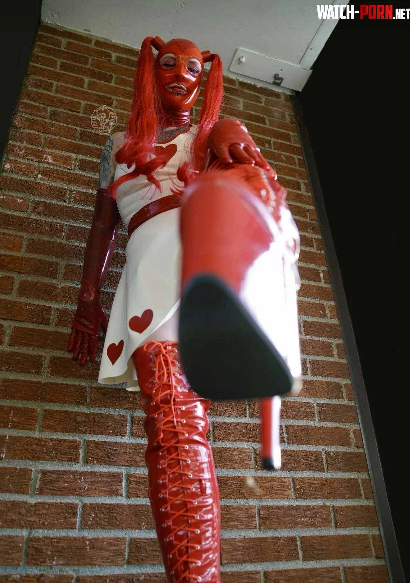 Looove my thigh high boots and matching latex by Latex_Neko