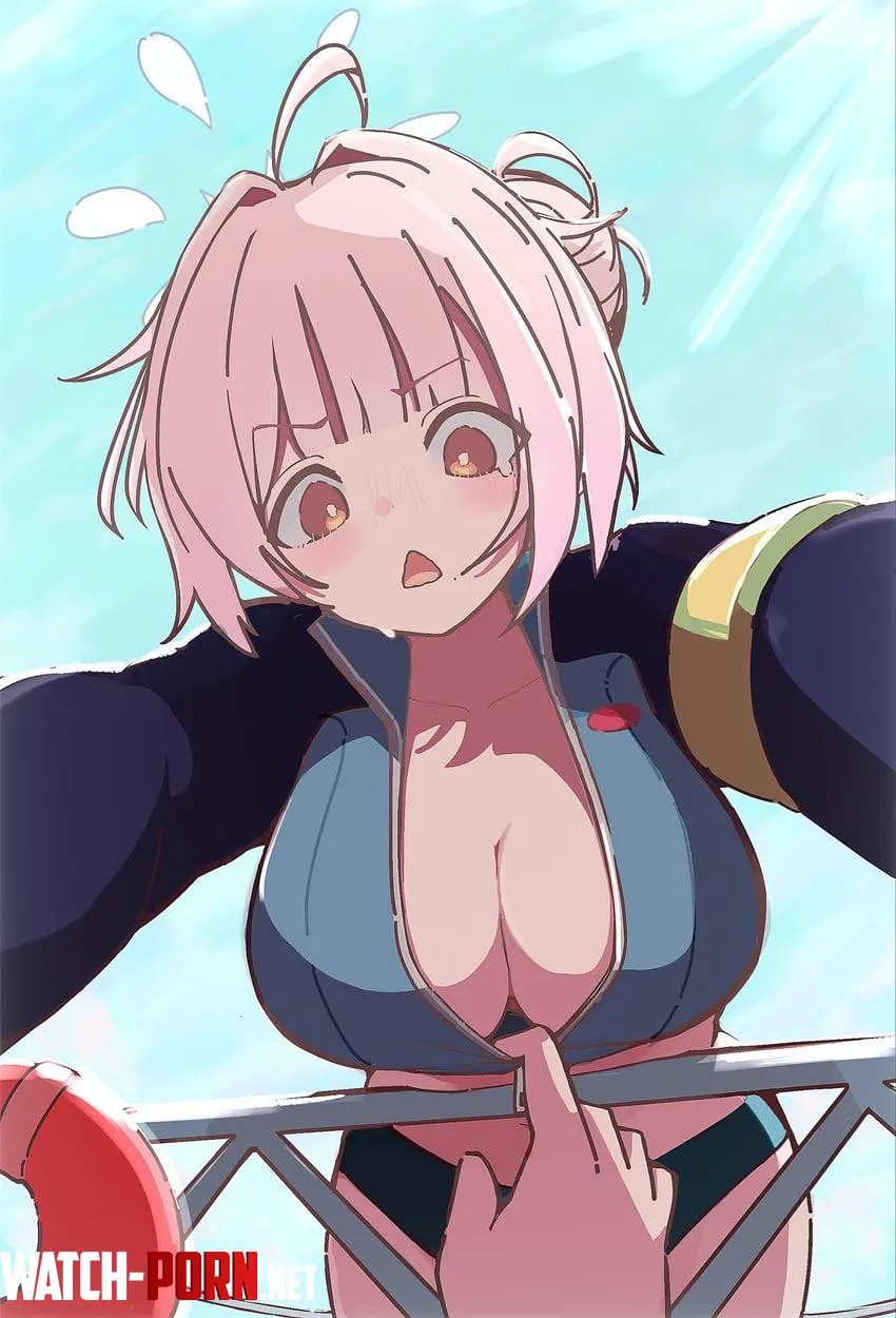 Kokoro blushing [blue archive] (sikinoyura) by RainDMask