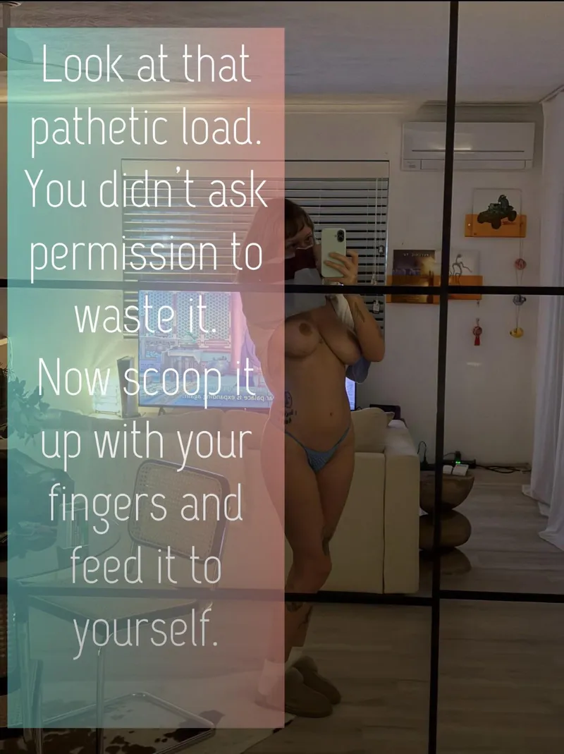 Thumbnail Feed yourself your cum like a good boy