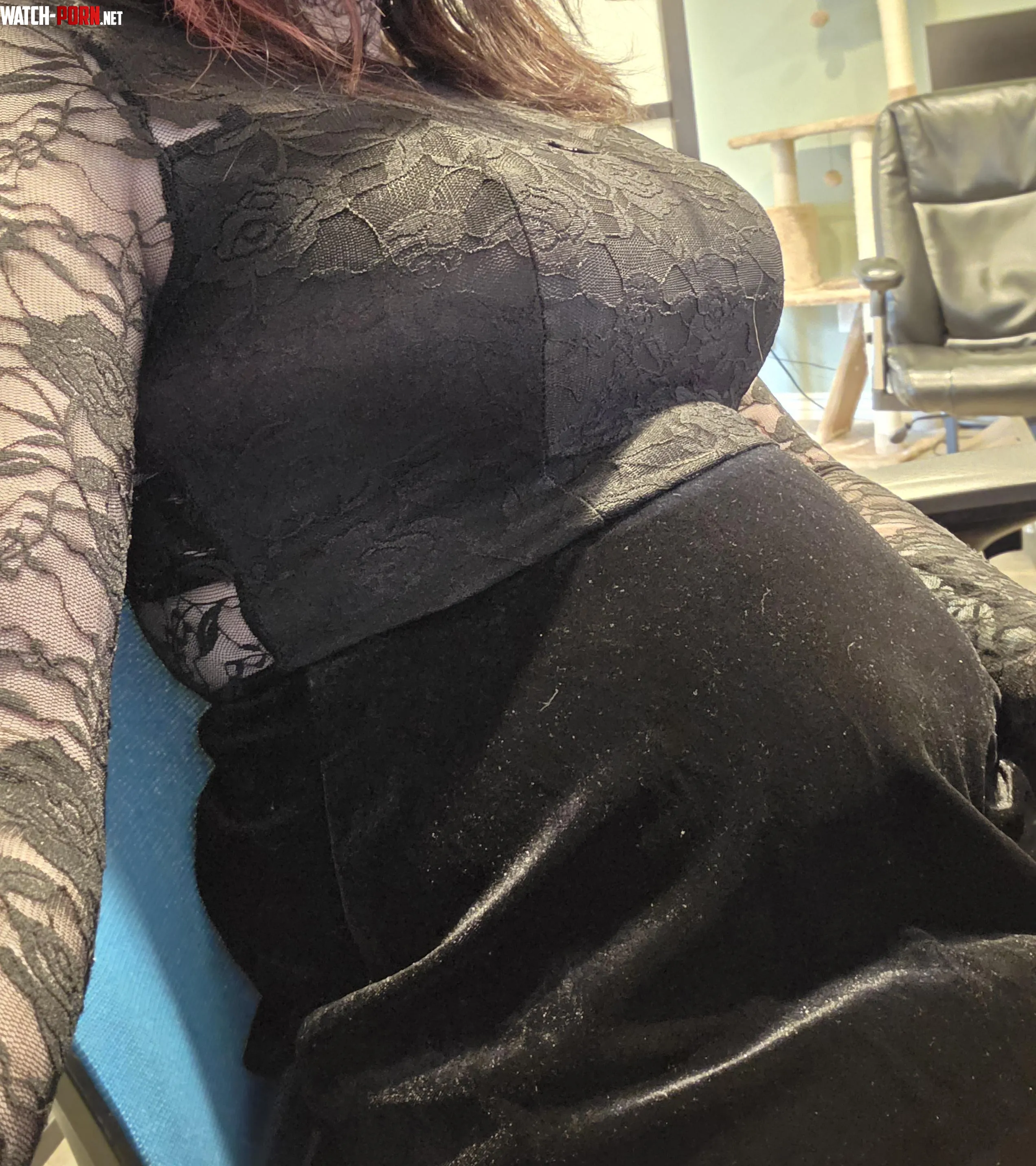 Had someone point out that my back has visible rolls in this dress by subby_fox_girl