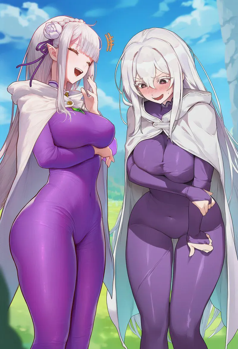 Thumbnail Emilia & Echidna [Re Zero]
