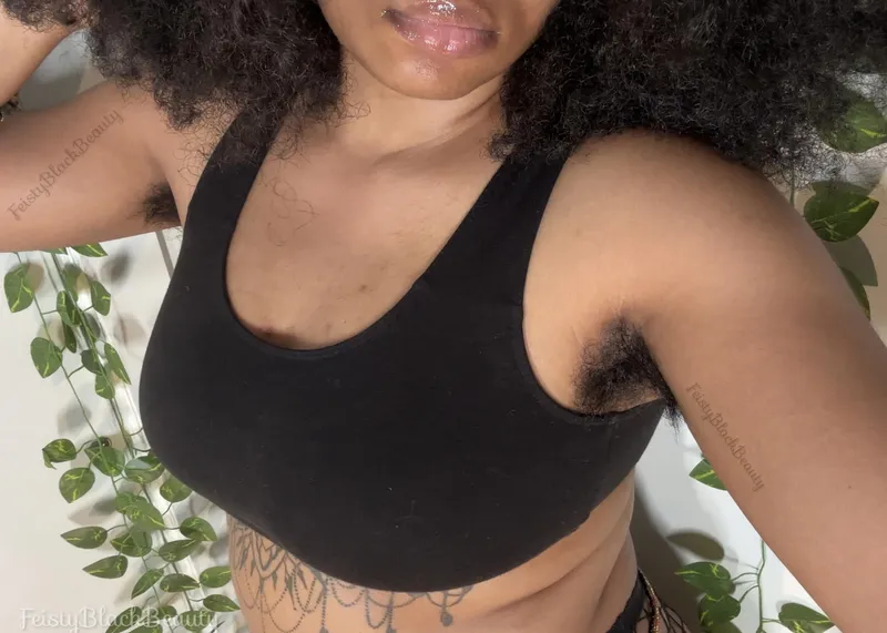 Thumbnail Airing out my dark, hairy pits by FeistyBlackBeauty_