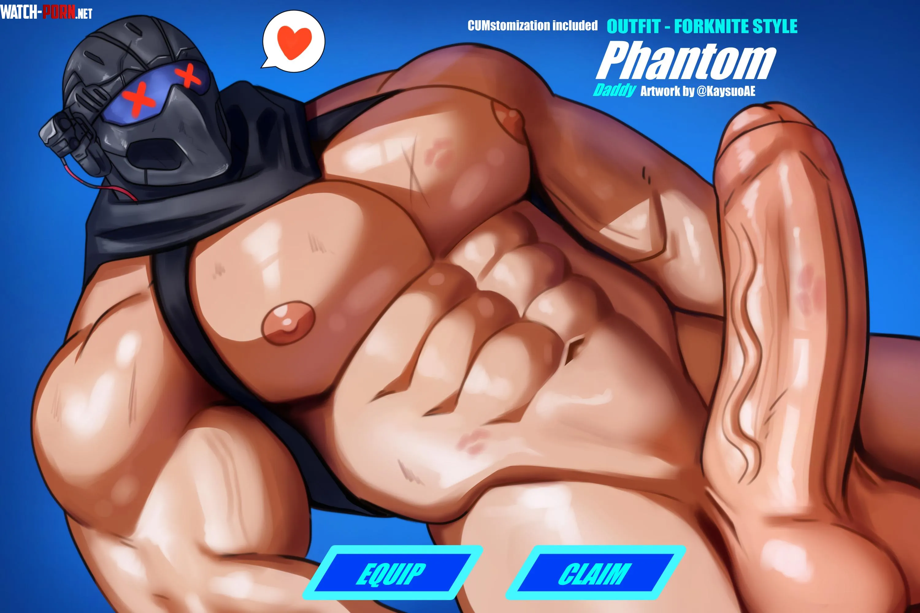 New Fortnite skin looks a bit different 🤭💦 OC KaysuoAE by KaysuoAE