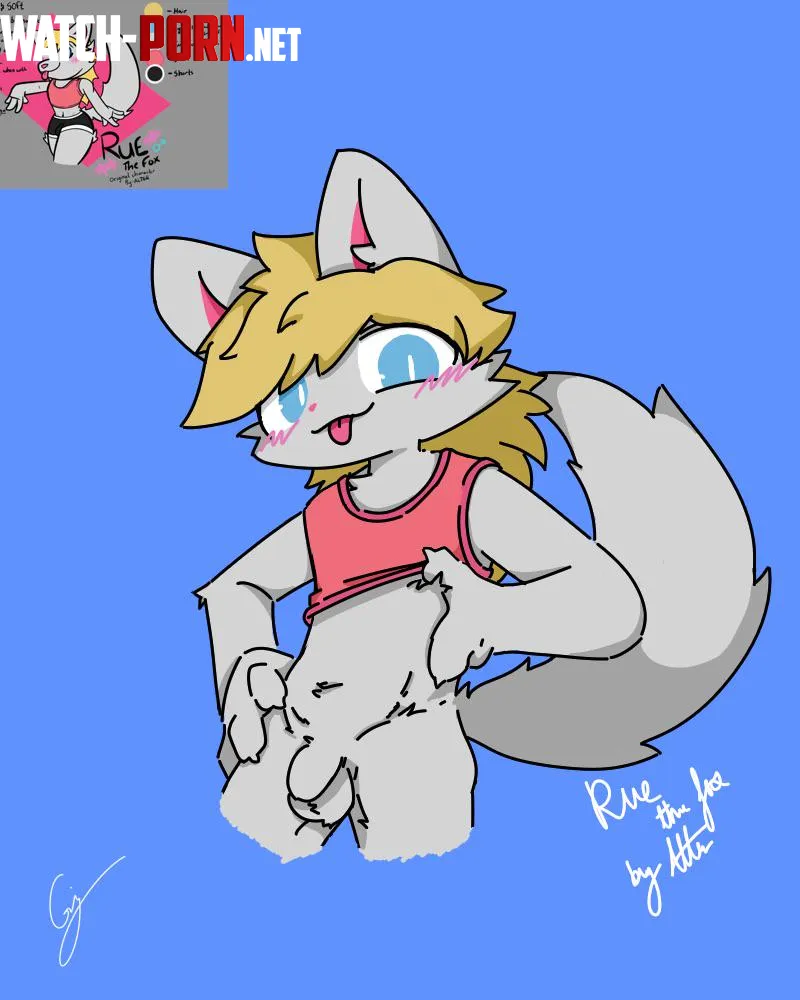 Bestie drew my sona :3 (anonymous) by Alternative-Foot4637