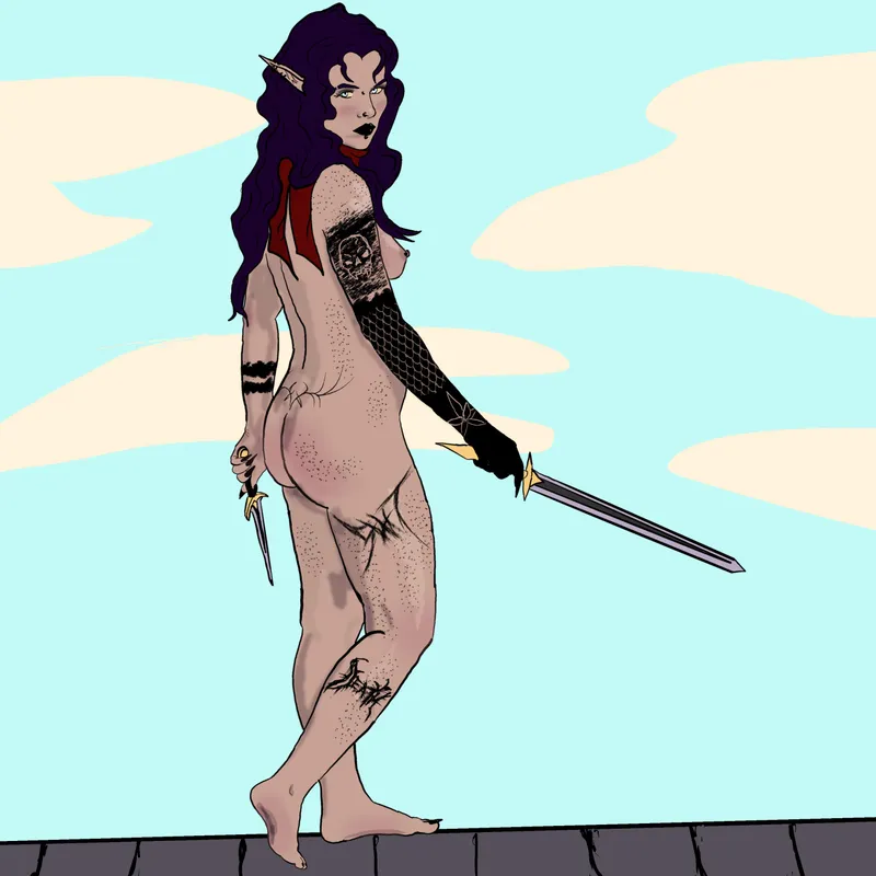 Thumbnail Elf Rogue by Me [OC] by _isaidiwasawizard_