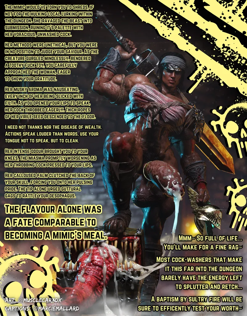 Thumbnail A new threat... [POV] [3D] [Muscular] [Futanari] [Noncon/Dubcon] [Sweaty] [Grimy] [Musky] [Credits in Caption]