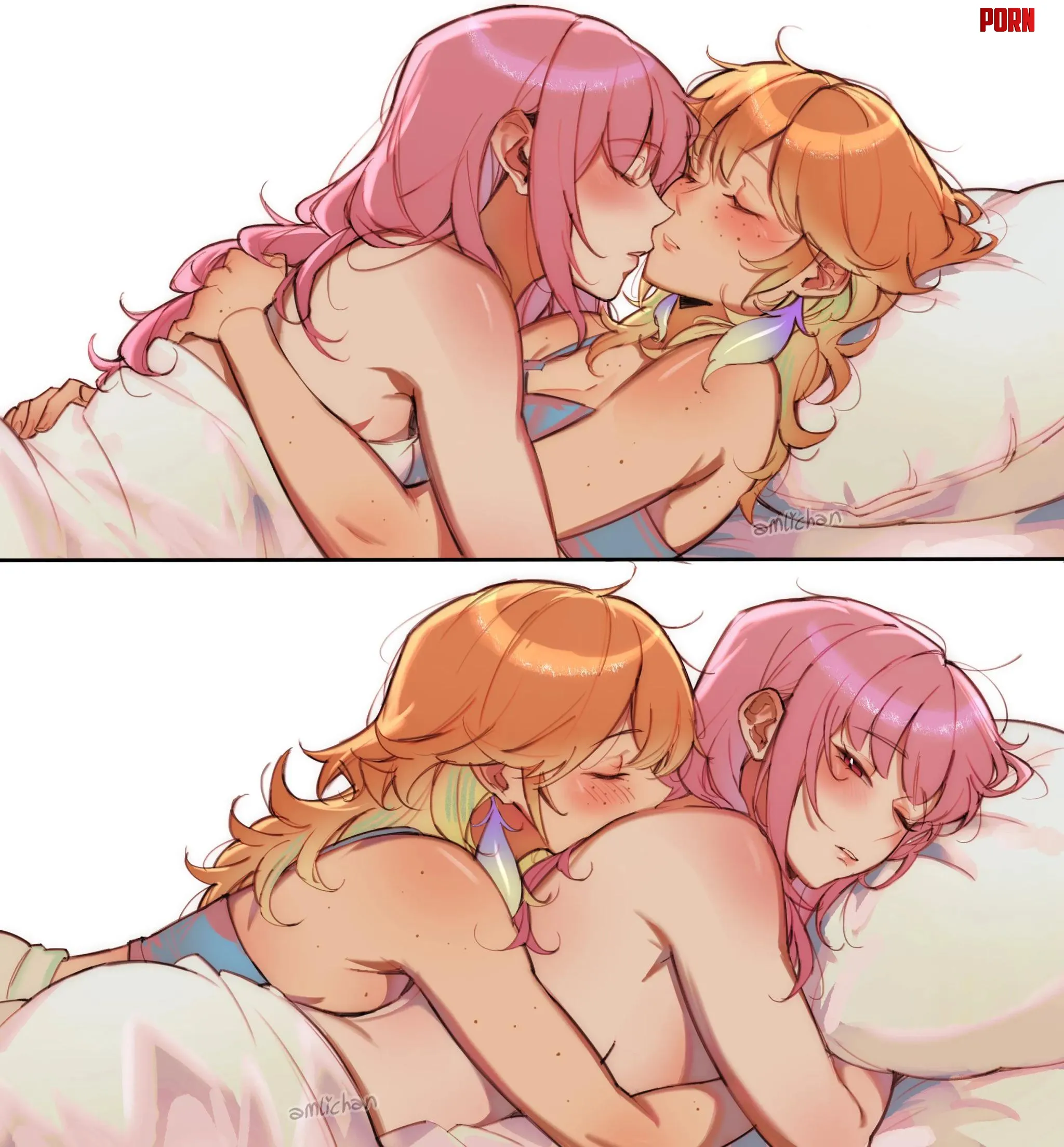 Calliope x Kiara [Hololive] (amlichan) by MallObjective4165