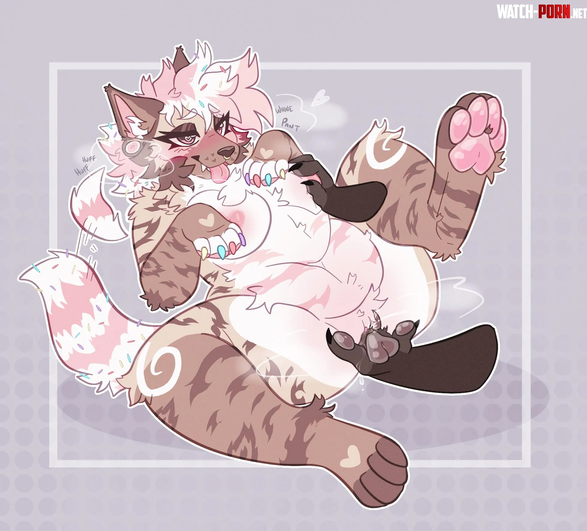 They like when their partner gets handsy~ (art by me) [F] by Neapawlitan