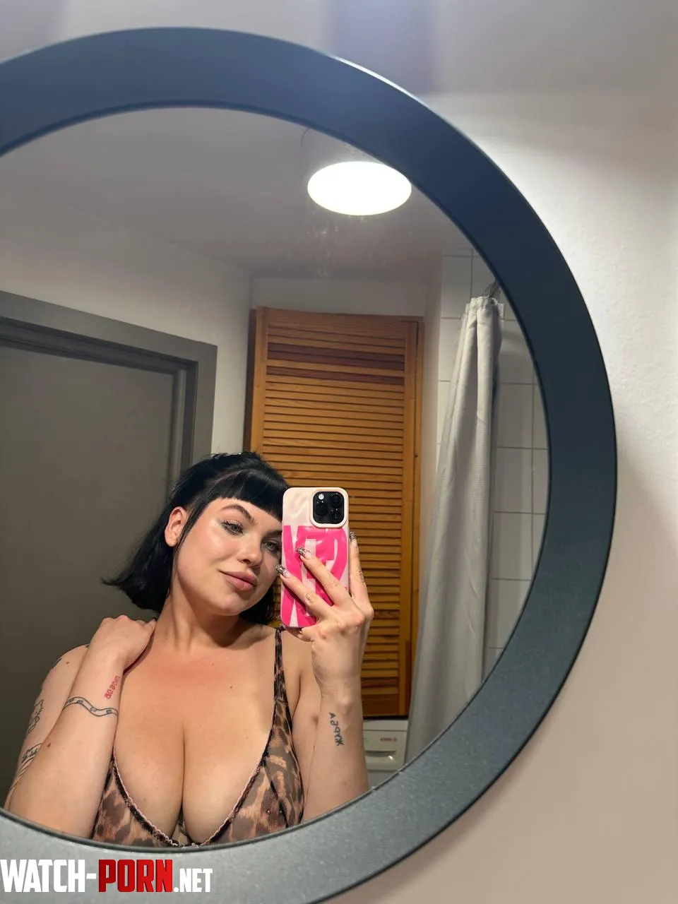 The mirror happened to catch the right mood by Nelson100oob9aw