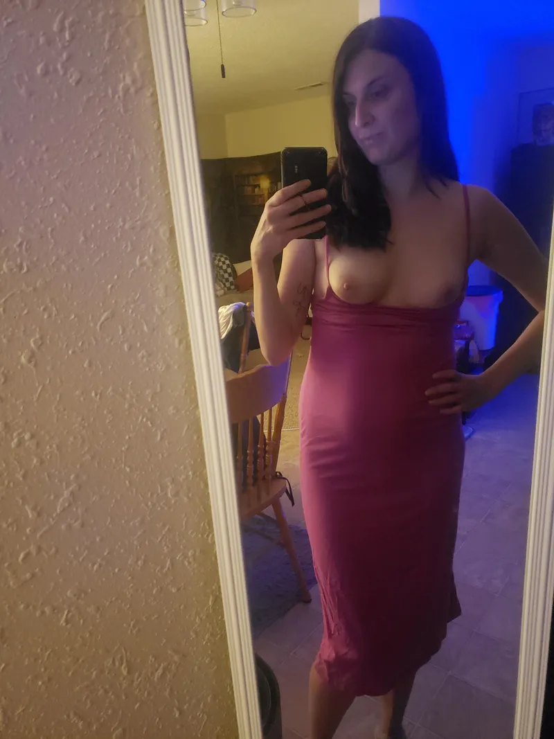 Thumbnail Pink dress, pink nipples...and pink somewhere else 💗