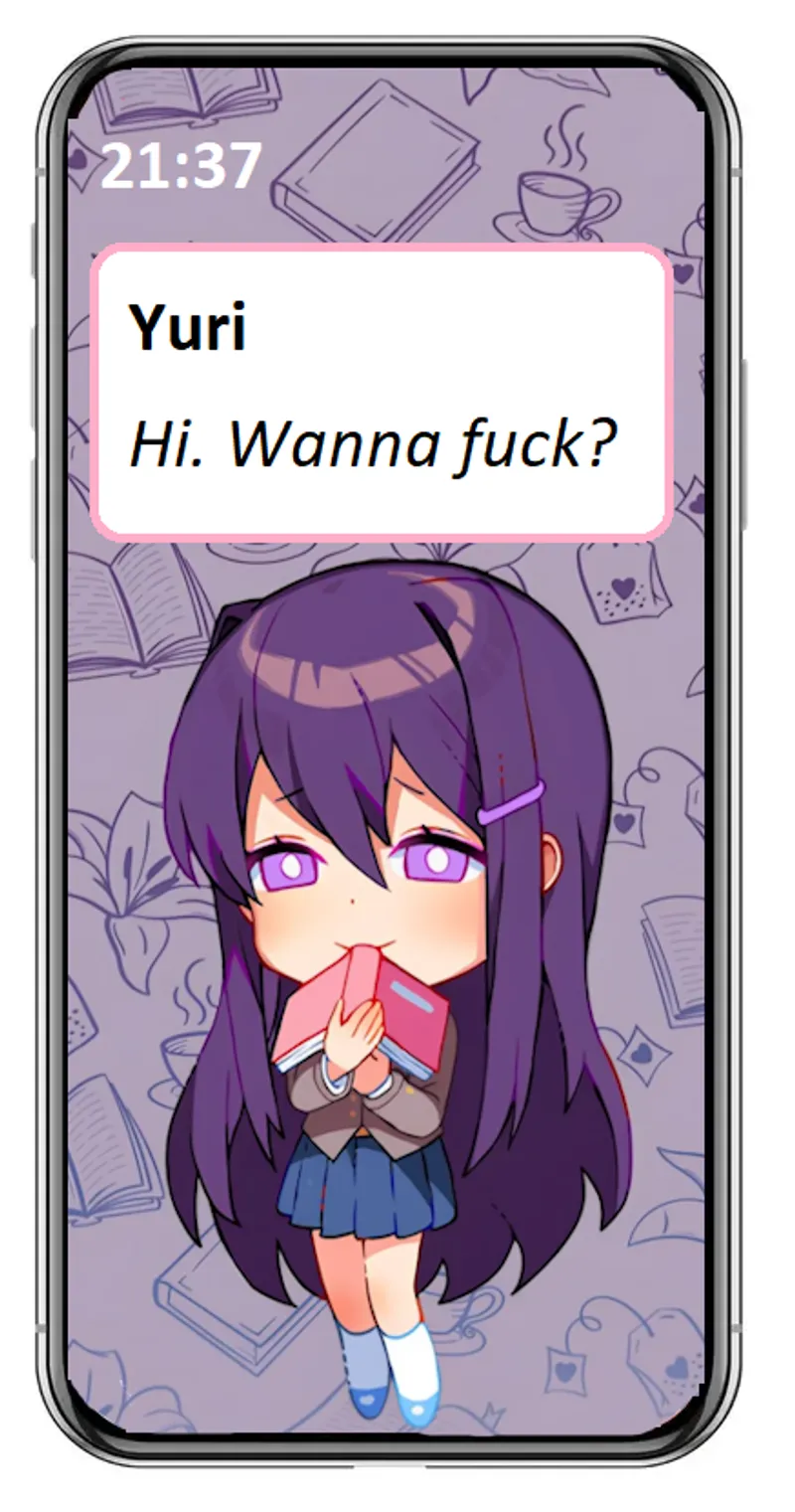 Thumbnail POV: YOU have just received a message from Yuri! [OC] by _Aiko_Tanaka