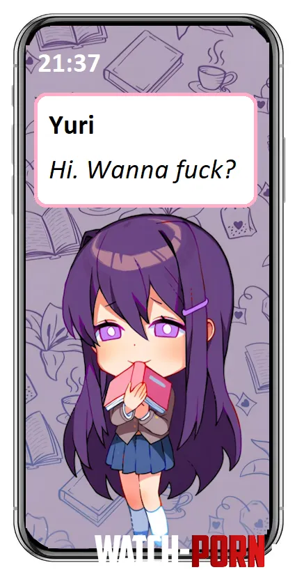 POV: YOU have just received a message from Yuri! [OC] by _Aiko_Tanaka