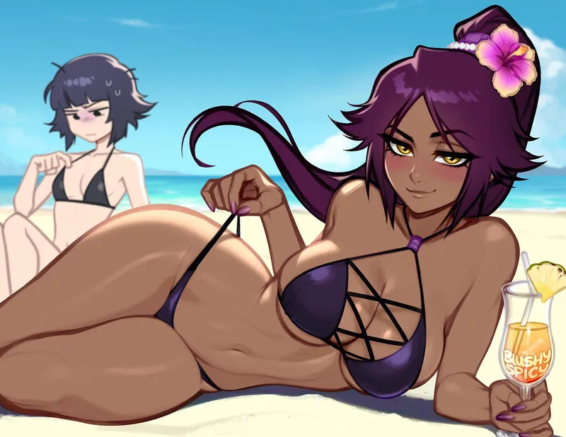 Thumbnail Beach Yoruichi (BlushySpicy)
