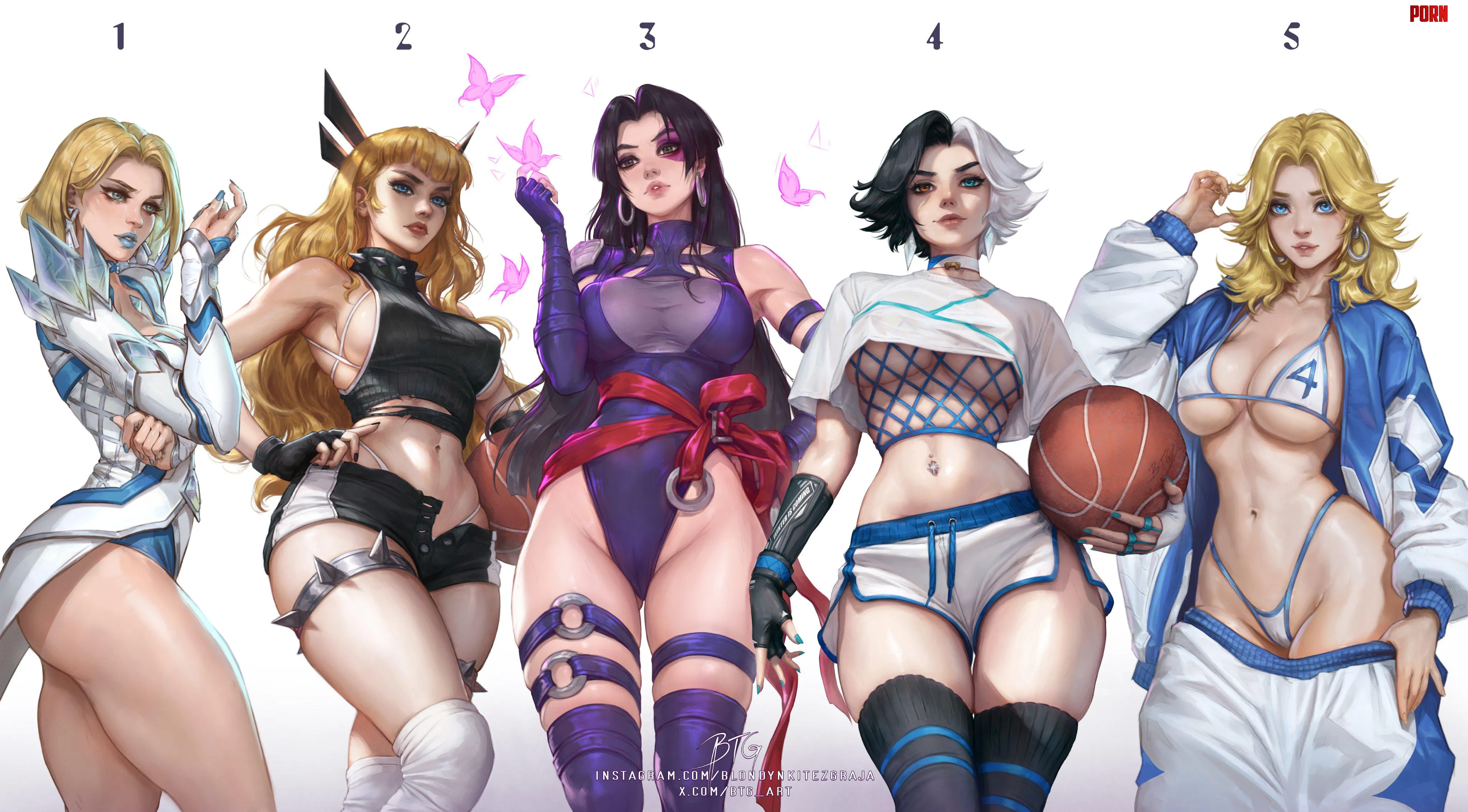 Emma Frost|Magik|Psylocke|Luna Snow|Sue Storm (BTG)[Marvel Rivals] by Equal_Hovercraft4116