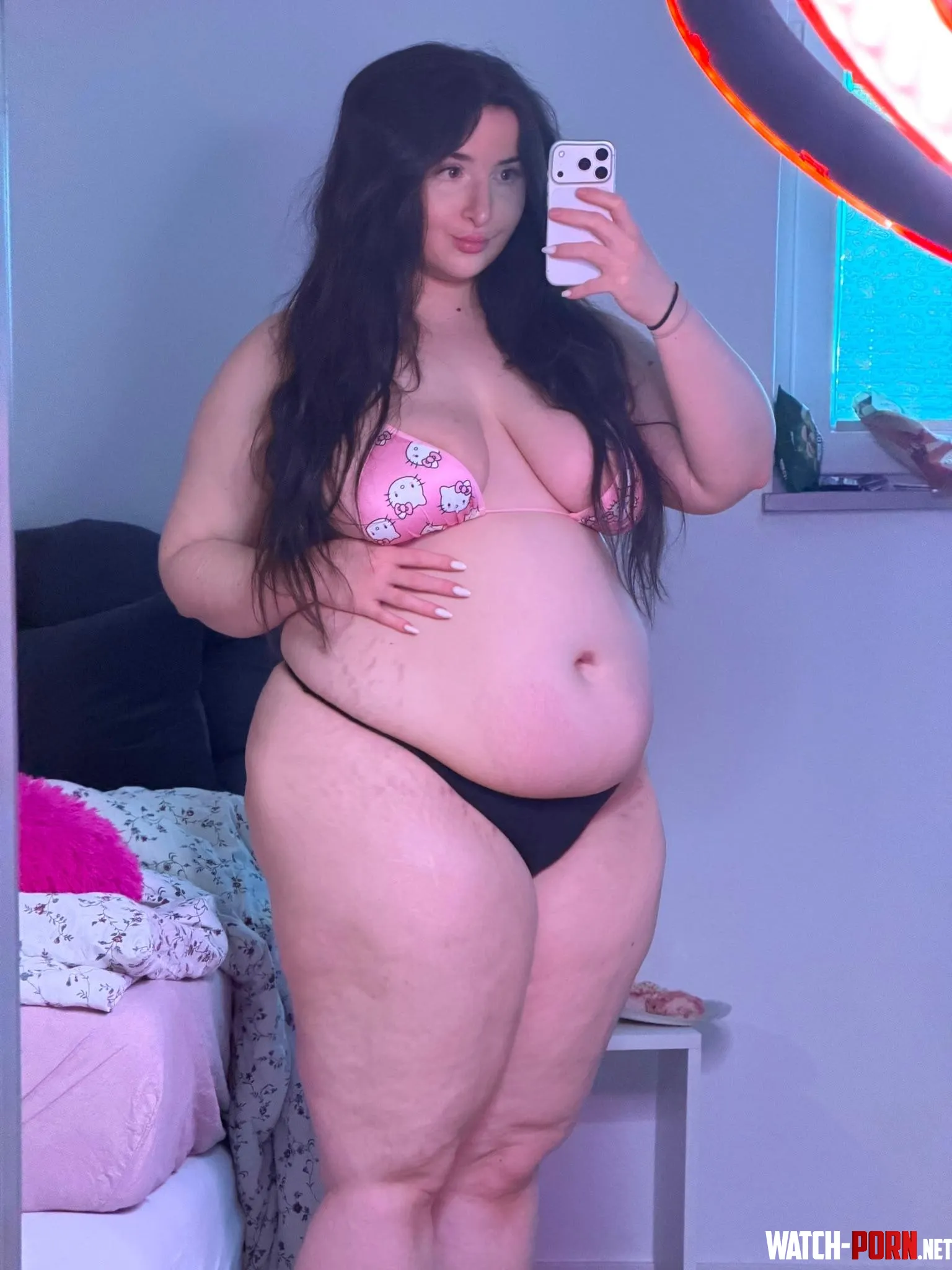 Cute fat belly girl by Emma-Piggy