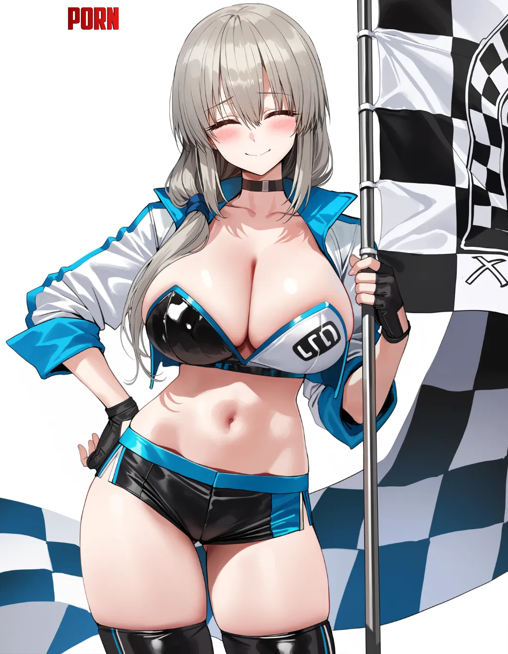 Race Queen Tsuki [Uzaki Chan] by WoolsonDaSheep