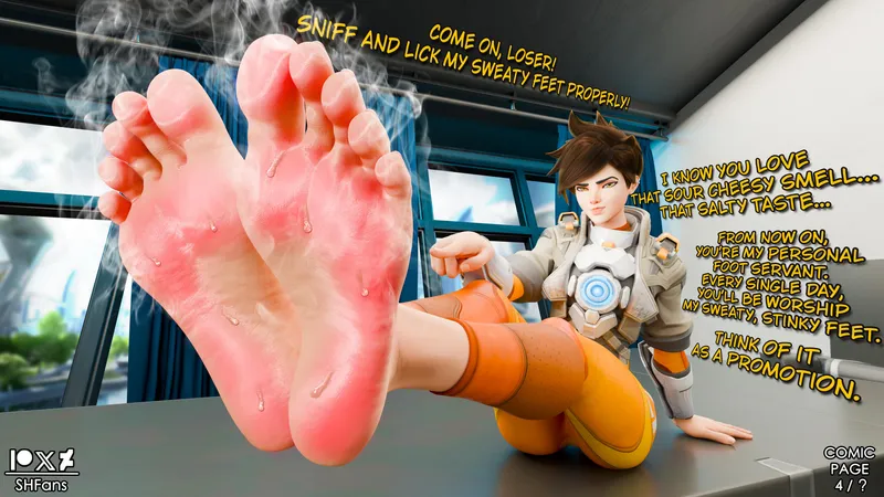 Thumbnail Tracer's nice wet, sweaty feet [Overwatch] (SHFans)
