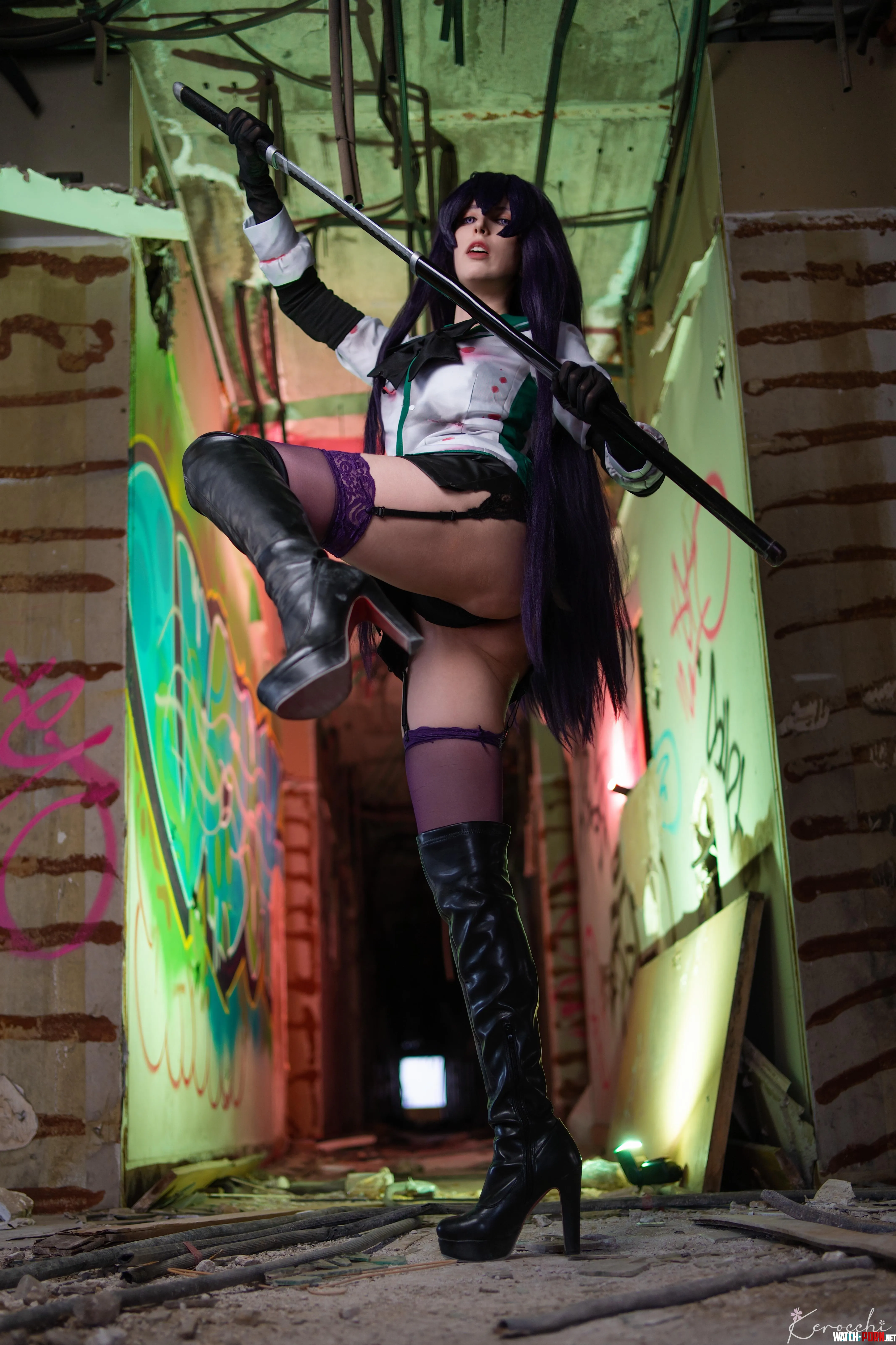 Saeko Busujima from Highschool of the Dead by Kerocchi by kerocchi