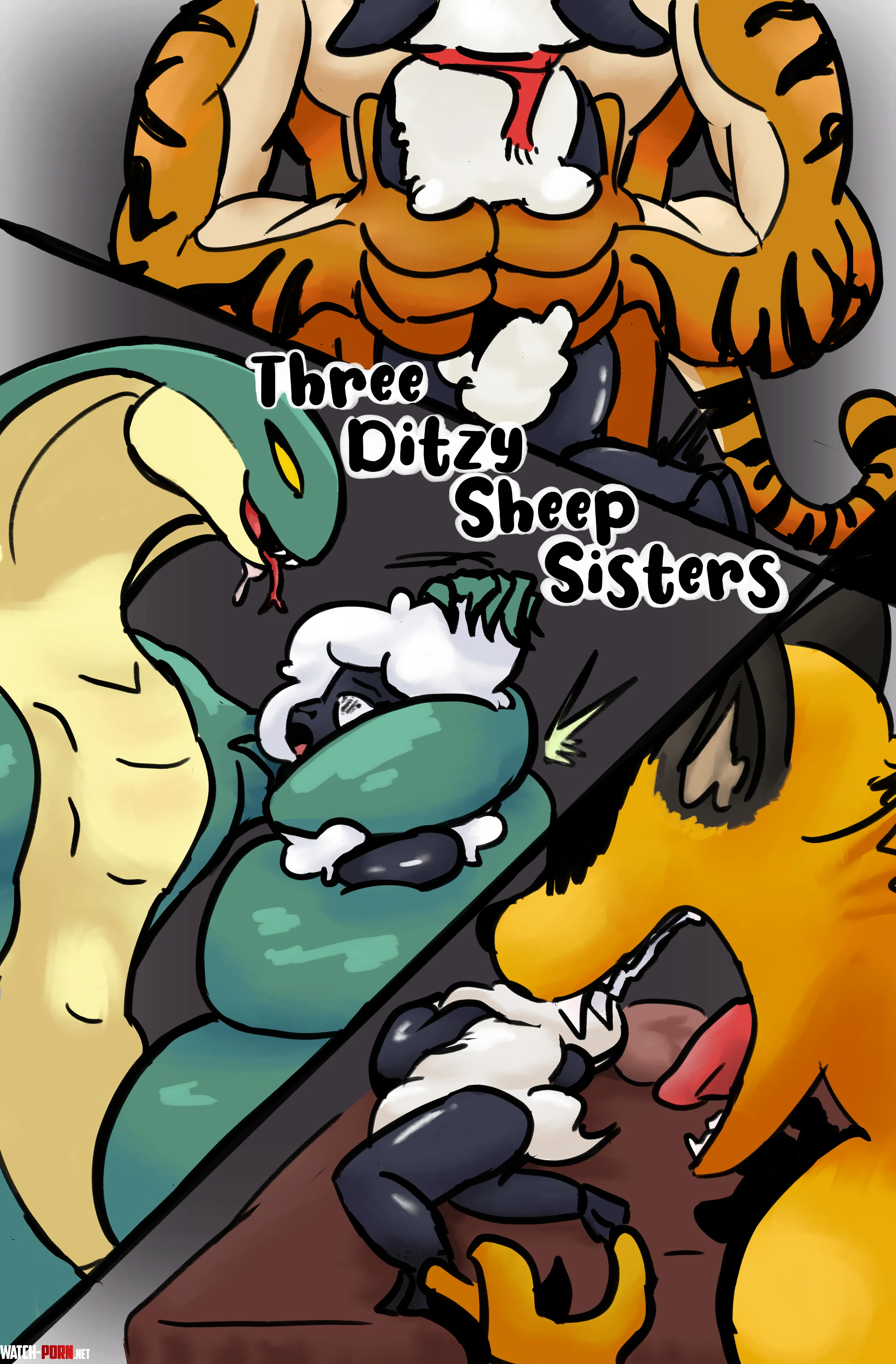 {image}{story} Three Ditzy Sheep Sisters by Globaldonut by Global-Donut34