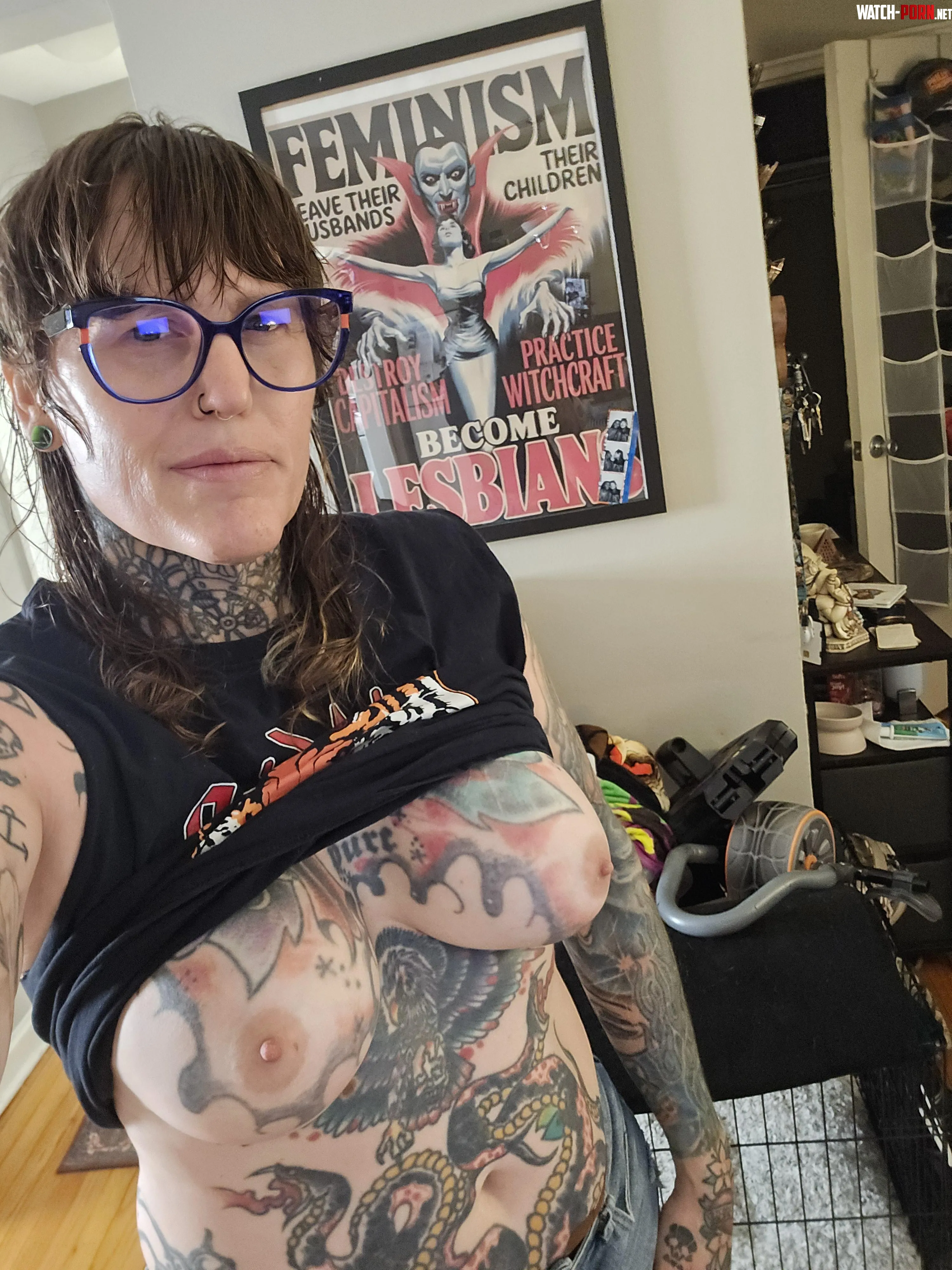 Even feminists love to show tits by va_fun_