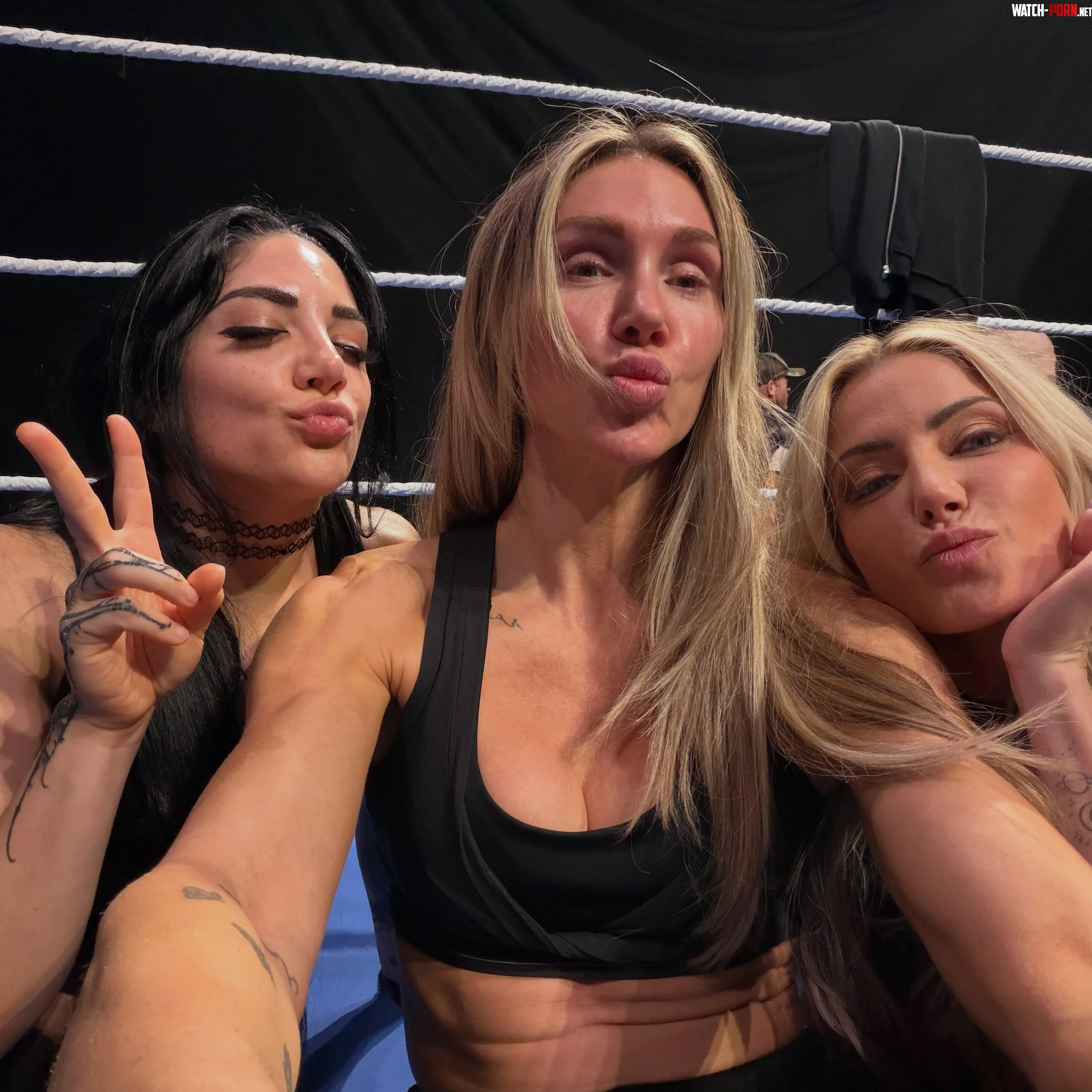 Tatum Paxley, Charlotte Flair &amp; Alexa Bliss by Johnny_9500