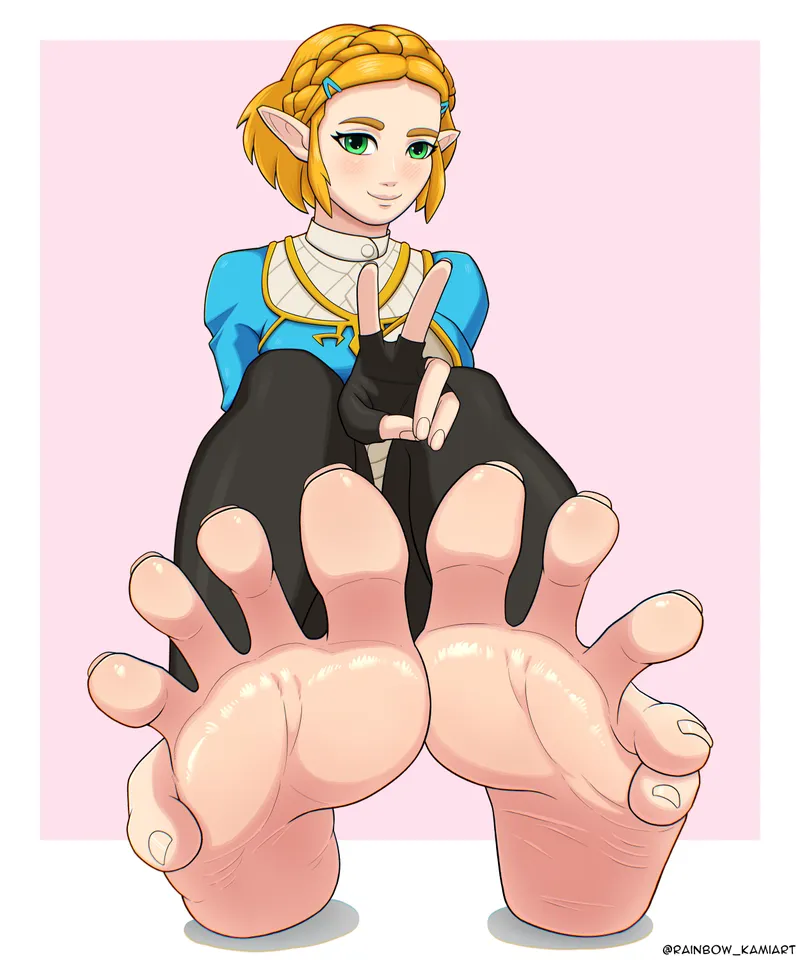 Thumbnail Princess Zelda (Rainbow_kamiart) [The Legend of Zelda]