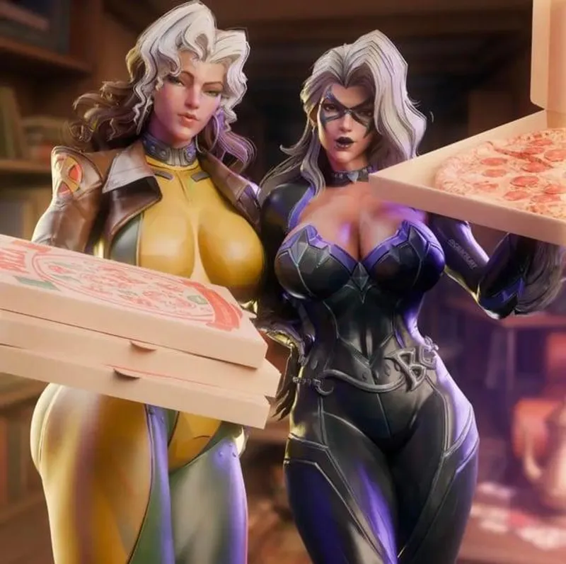 Thumbnail Pizza and hot bars...the best combo there is