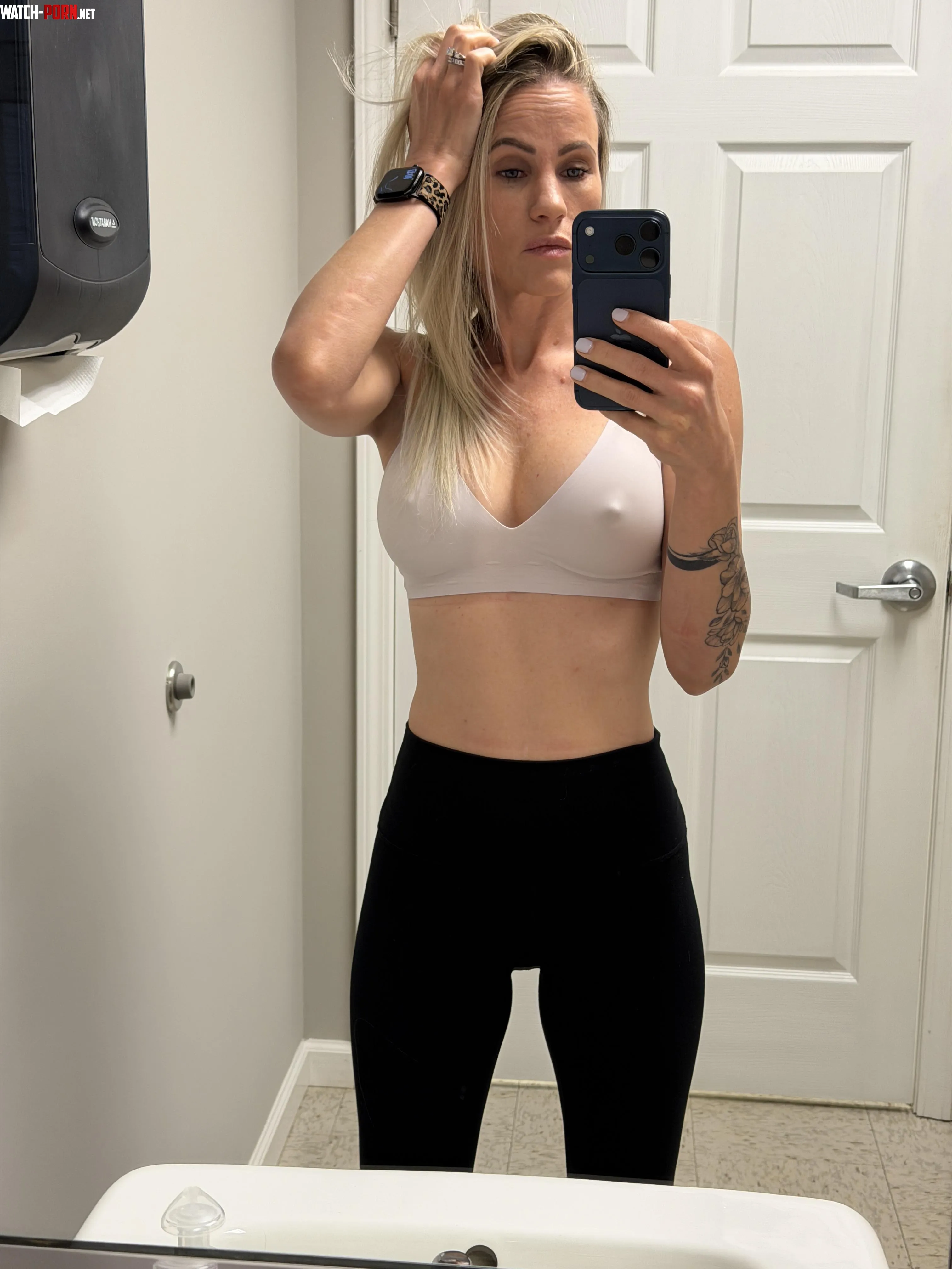 So hard today they go through the bra by DaniNyxx