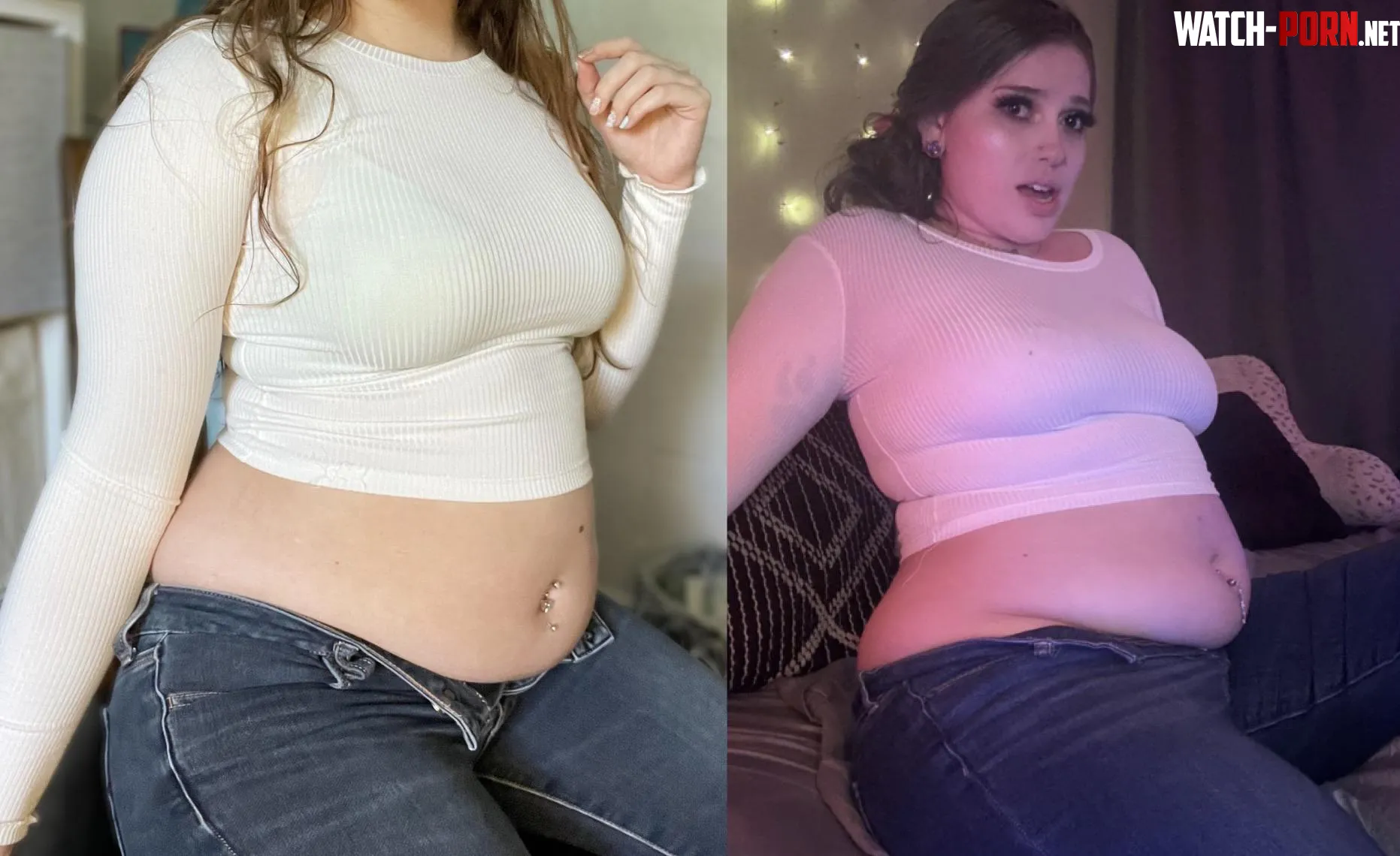 The beginning of my weight gain to now 🥵 by bellagurlsbelly