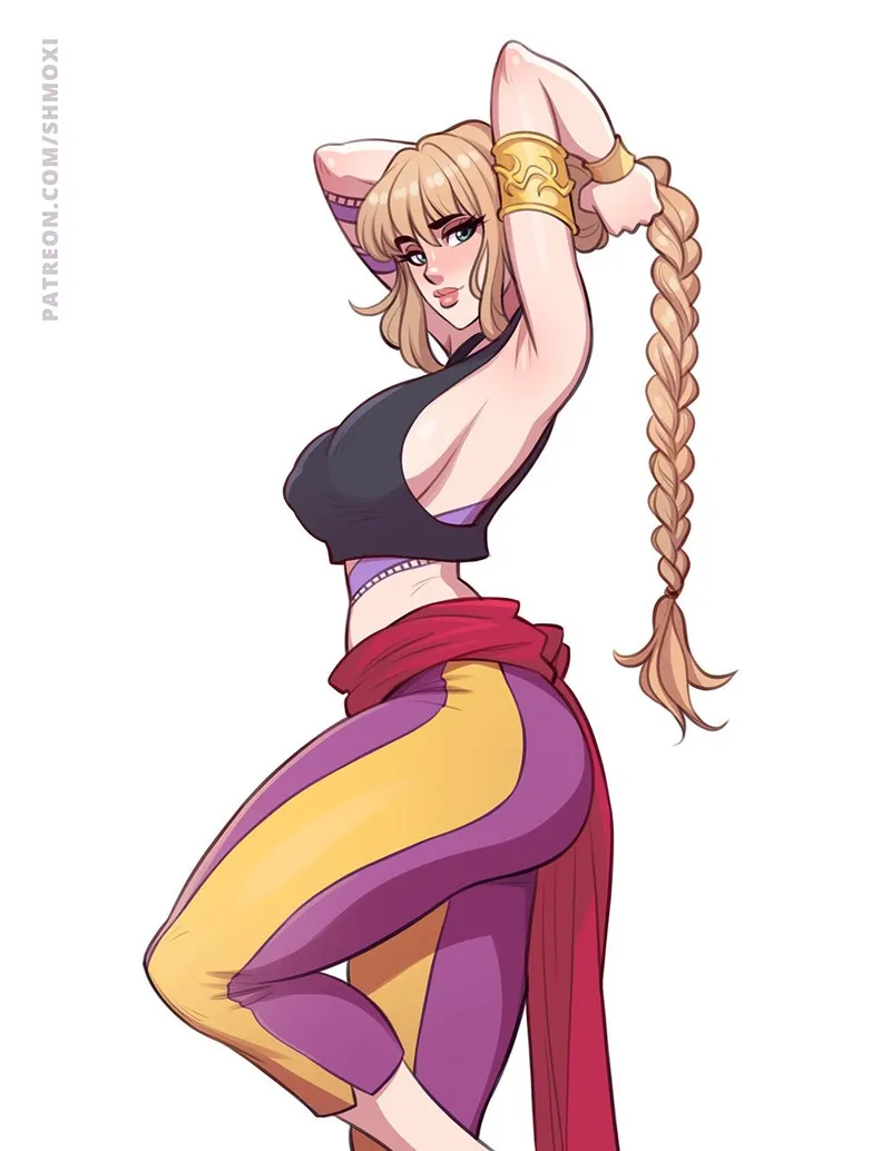 Thumbnail Lady Vega Sideboob (Shmoxi) [Street Fighter]