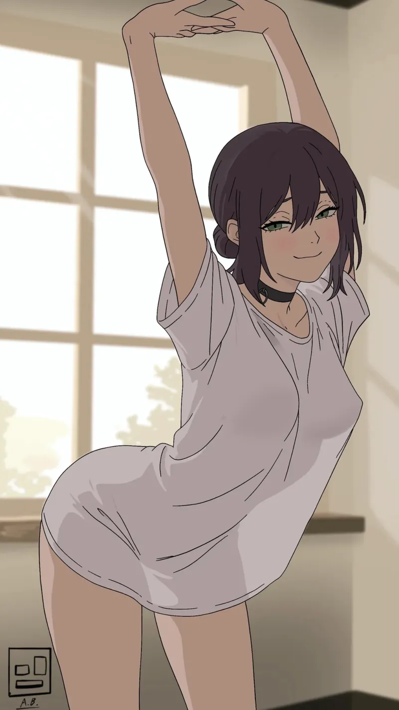 Thumbnail Reze in the morning (Chainsaw Man)