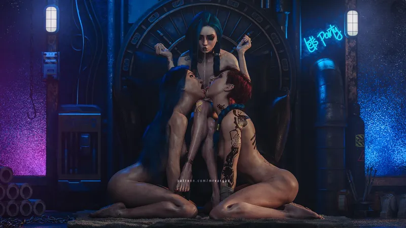 Thumbnail Cait and Vi lap up Jinx's spit [League of Legends] (Mr. Vargas)
