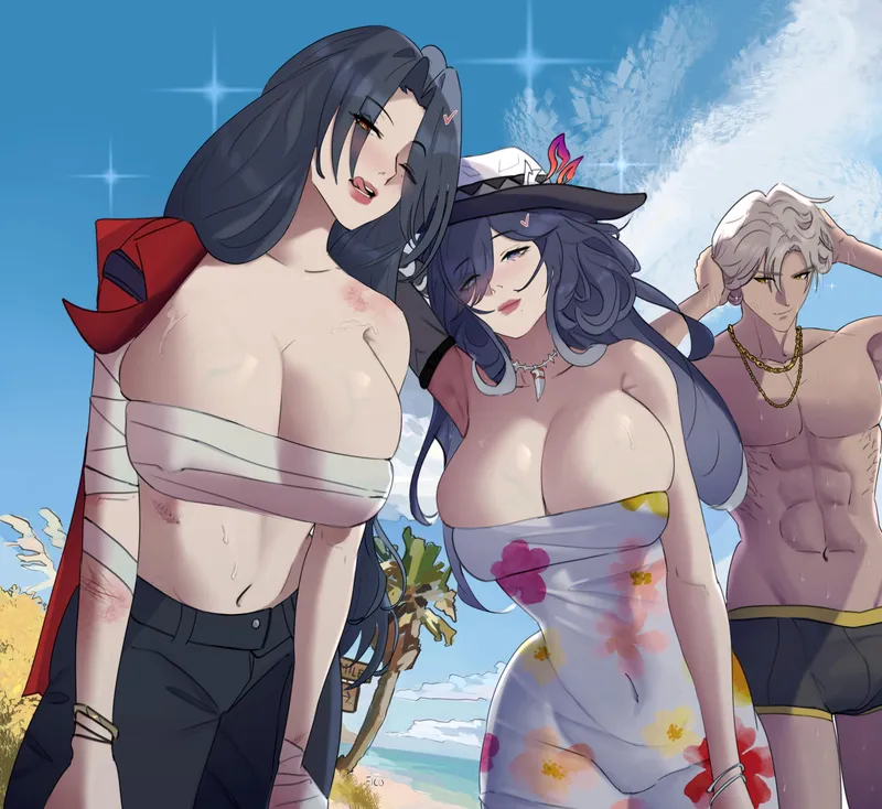 Thumbnail Bladie & Ms. La Mancha (ficoemirrio) [Honkai]