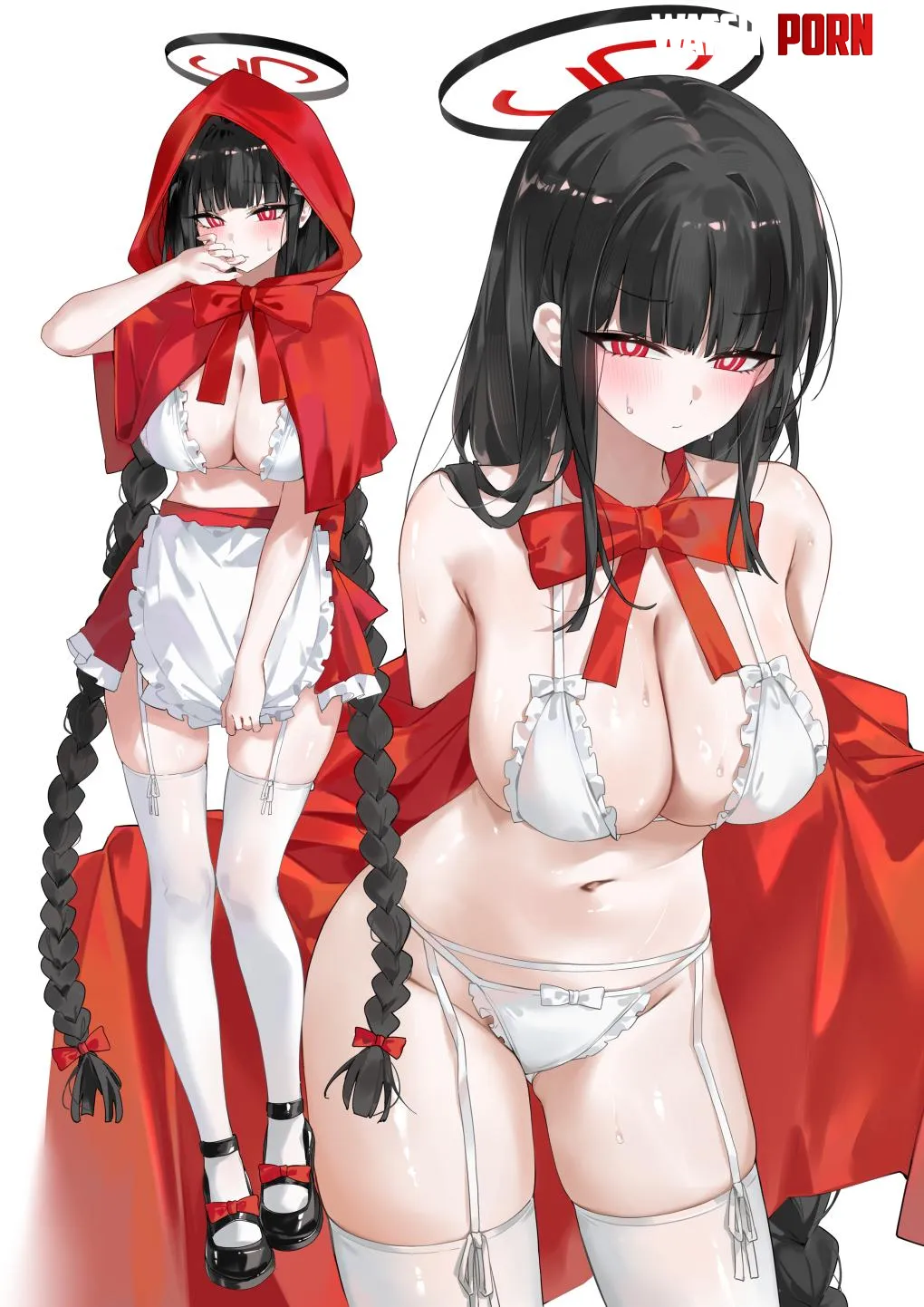 Rio in apron (Demahmw(代碼) [Blue Archive] by xSaviour_N