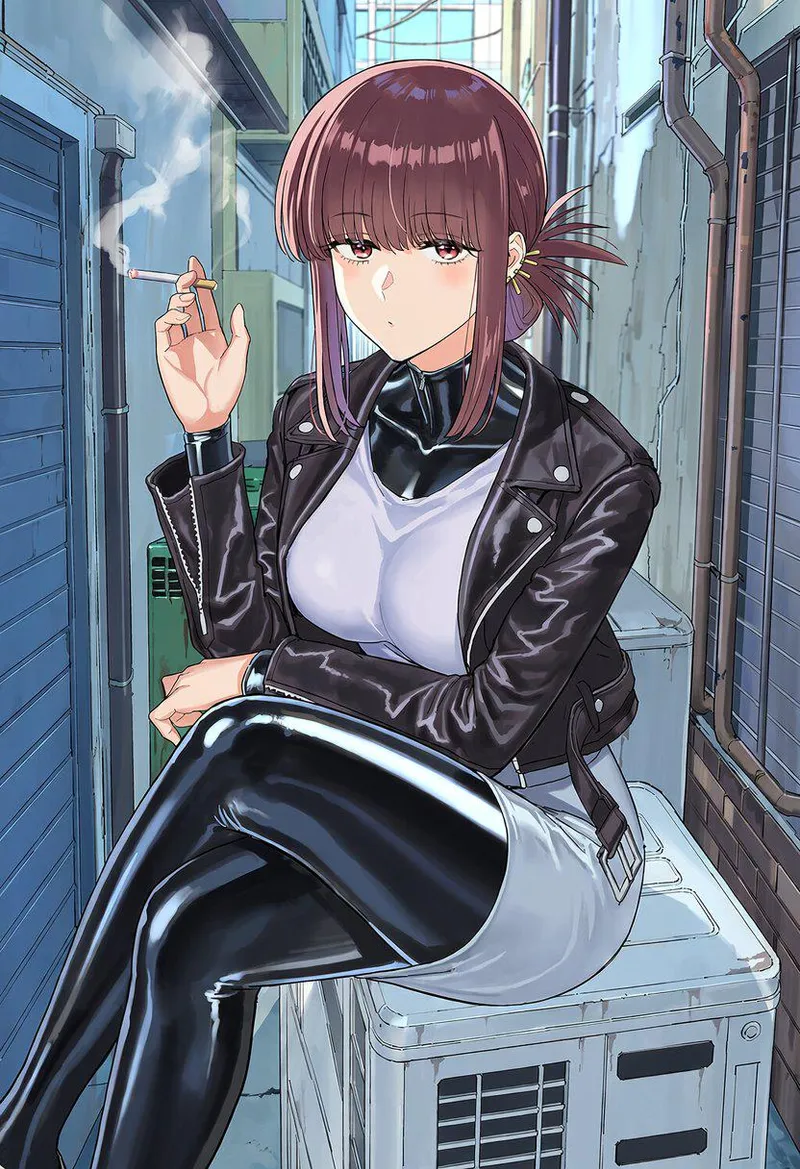 Thumbnail Tayama Smoking [Behind the Supermarket with You] by WoolsonDaSheep