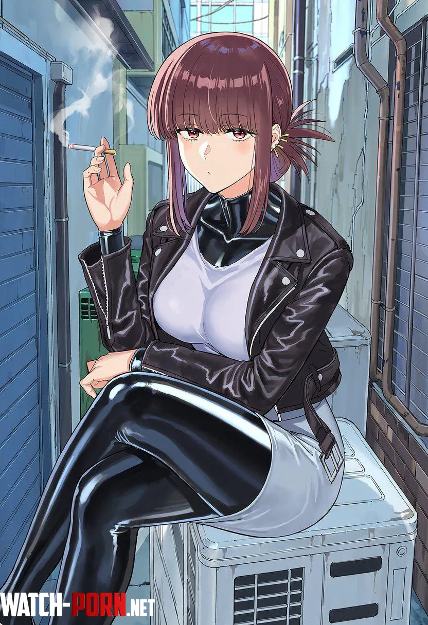 Tayama Smoking [Behind the Supermarket with You] by WoolsonDaSheep