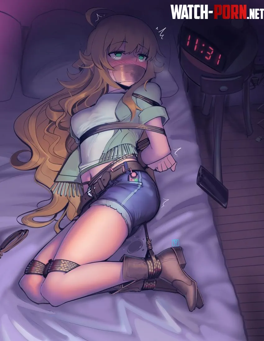 She's just so tired after a long day of being tied and vibed. by BannedPrettyOften