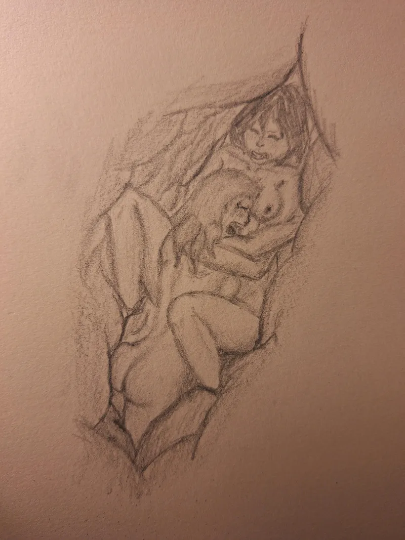 Thumbnail {Image} Don't let go... art by me