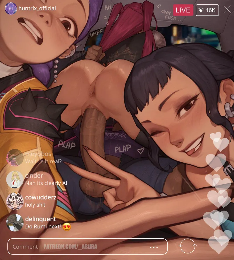 Thumbnail Part 1: Hey everyone! Taking turns with the new toy! I think Mira is about to— ZOEEEY! (Asura) [K-Pop Demon Hunters]