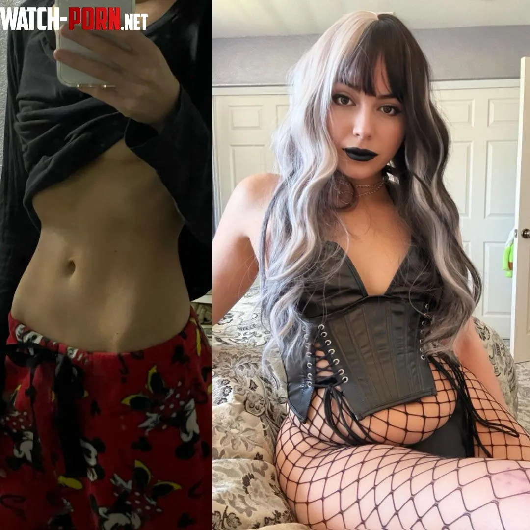 Crazy to see how I’ve really let myself go 🥵 not even my corset can keep my belly under control 🐷 by Fattenmepiggy