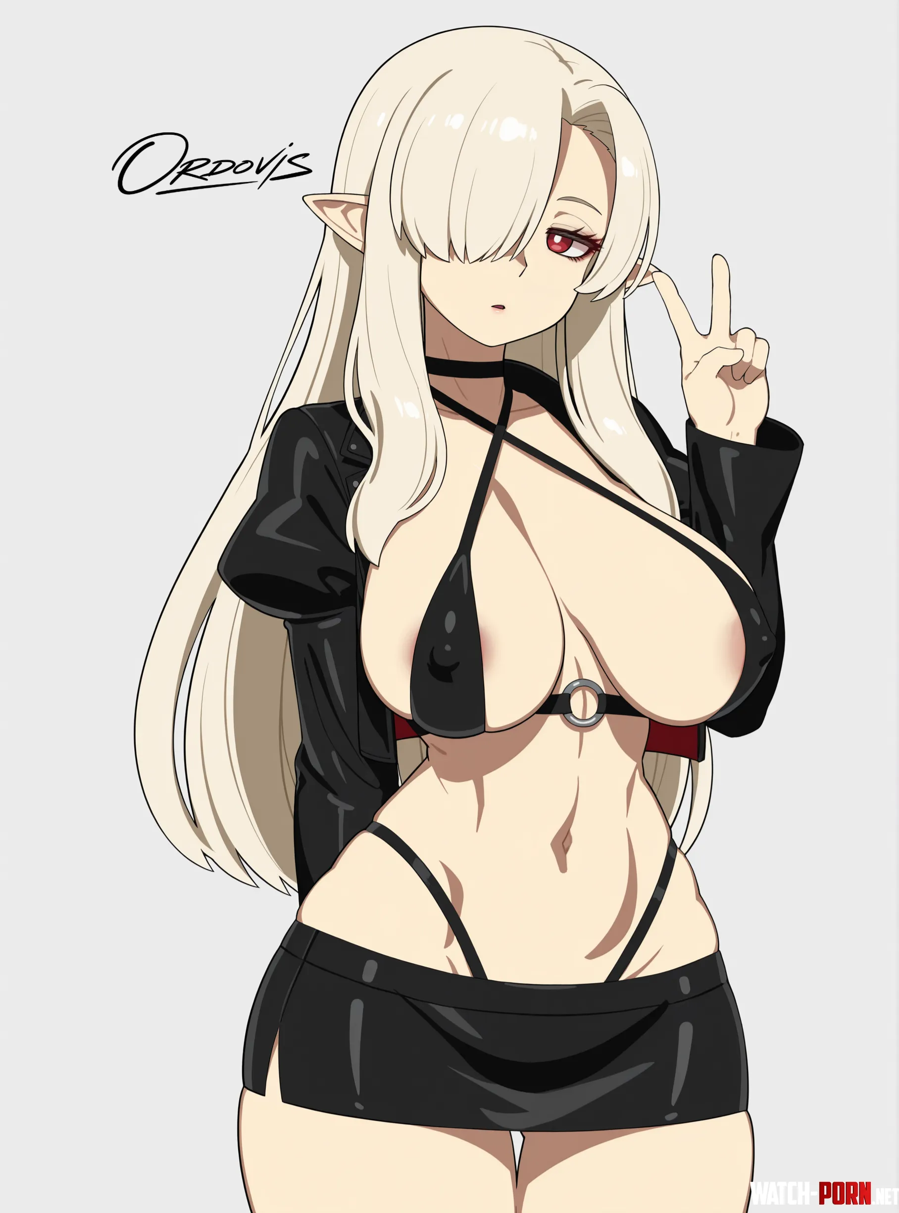 Elf top model but she's well-nourished (Ordovis) by Ordovis_LS