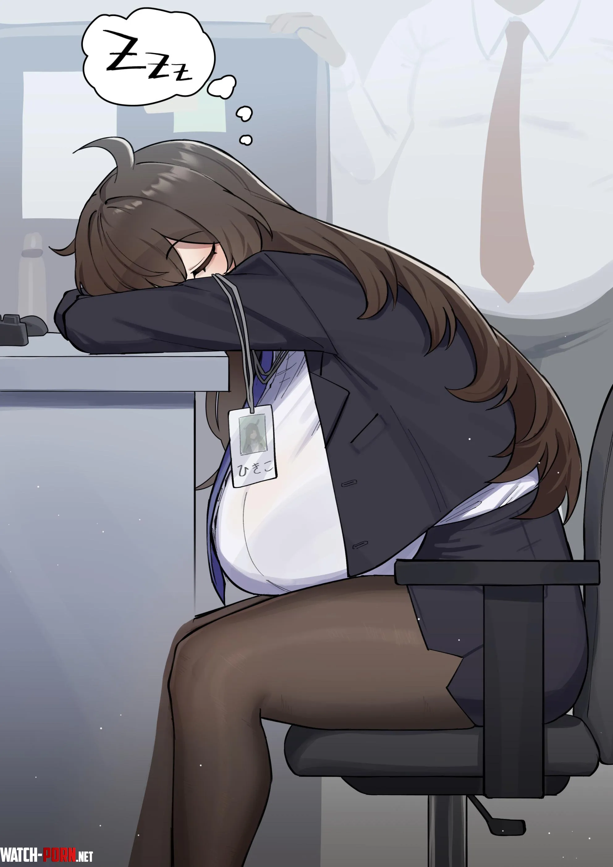 sleepy (artist’s oc) by kayem__