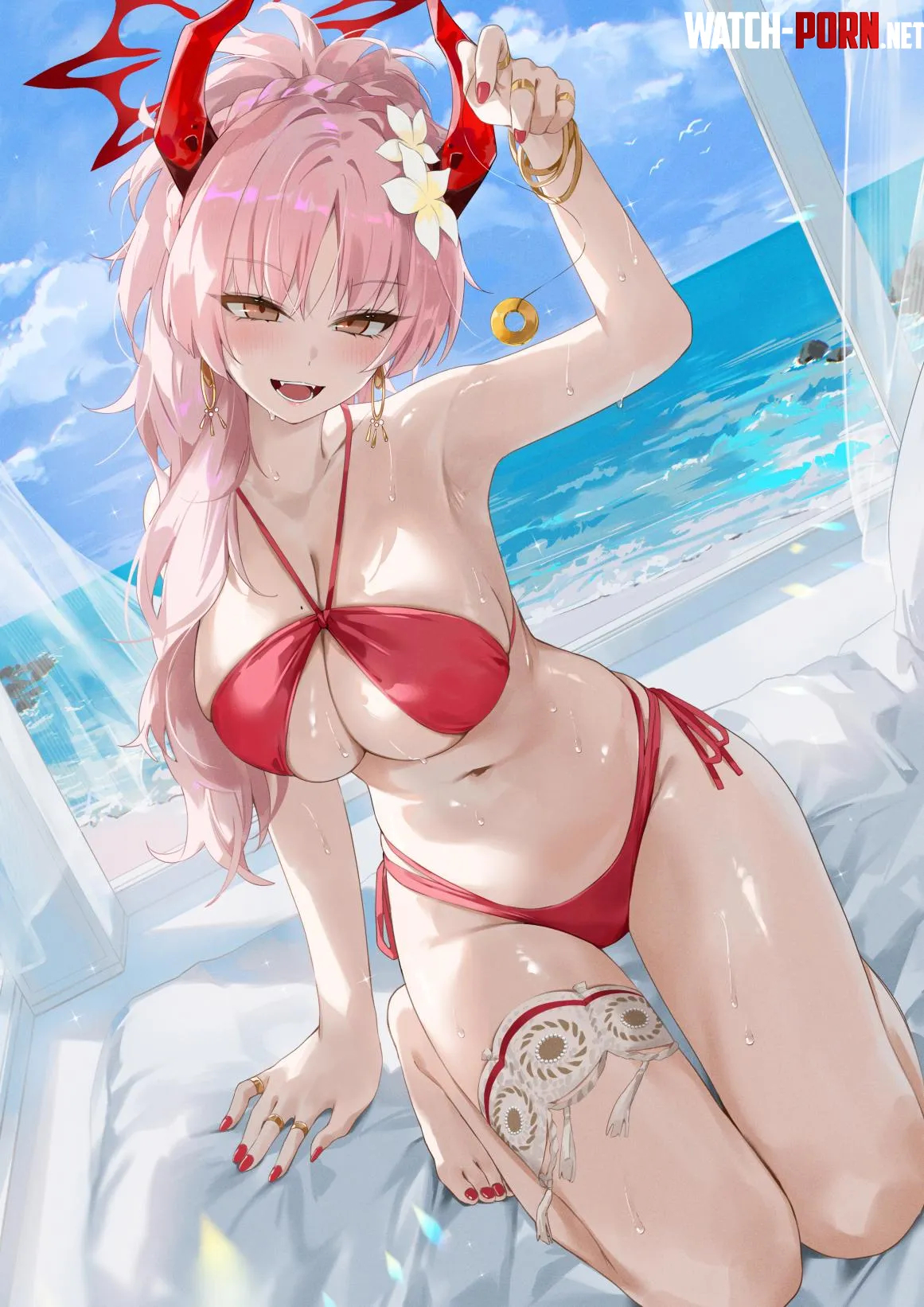 Satsuki and close view of the ocean (Demahmw(代碼) / demahmw) by elegantloveglimmer
