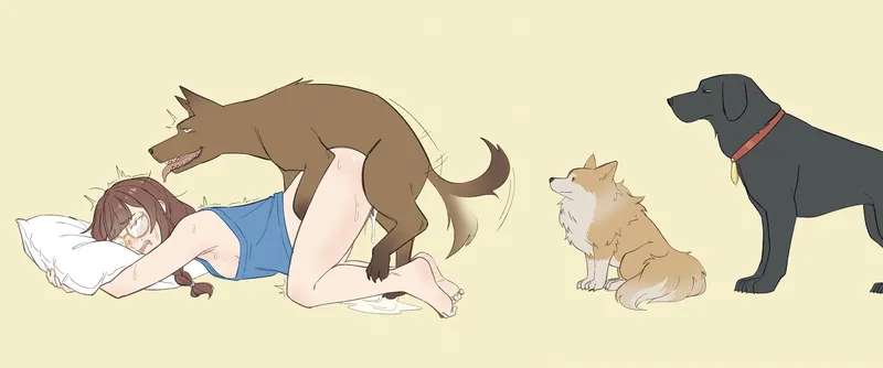 Thumbnail They are all waiting in line (lewdismug)