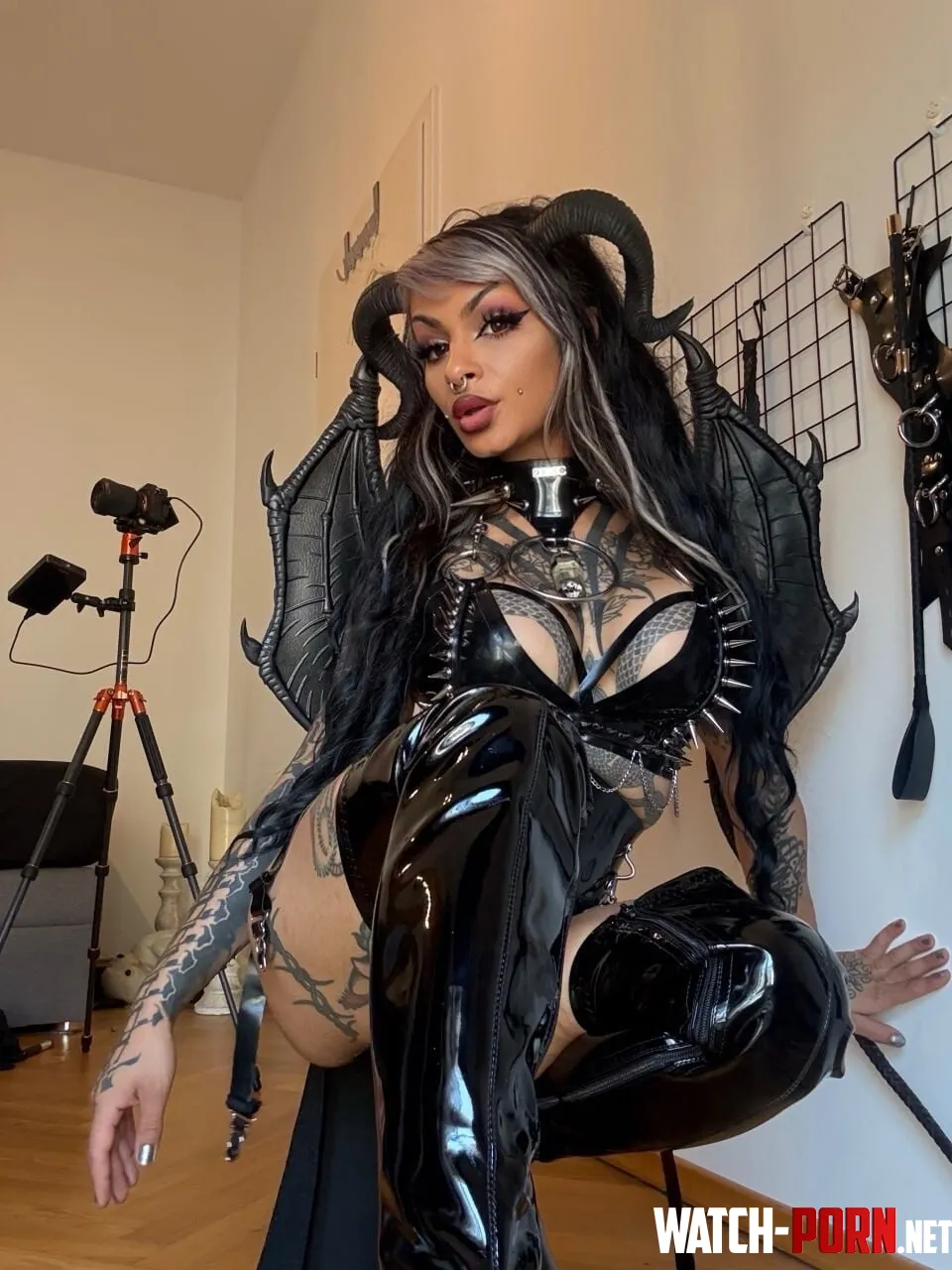This latex is glued to me, wanna test it? by IndividualYazmin