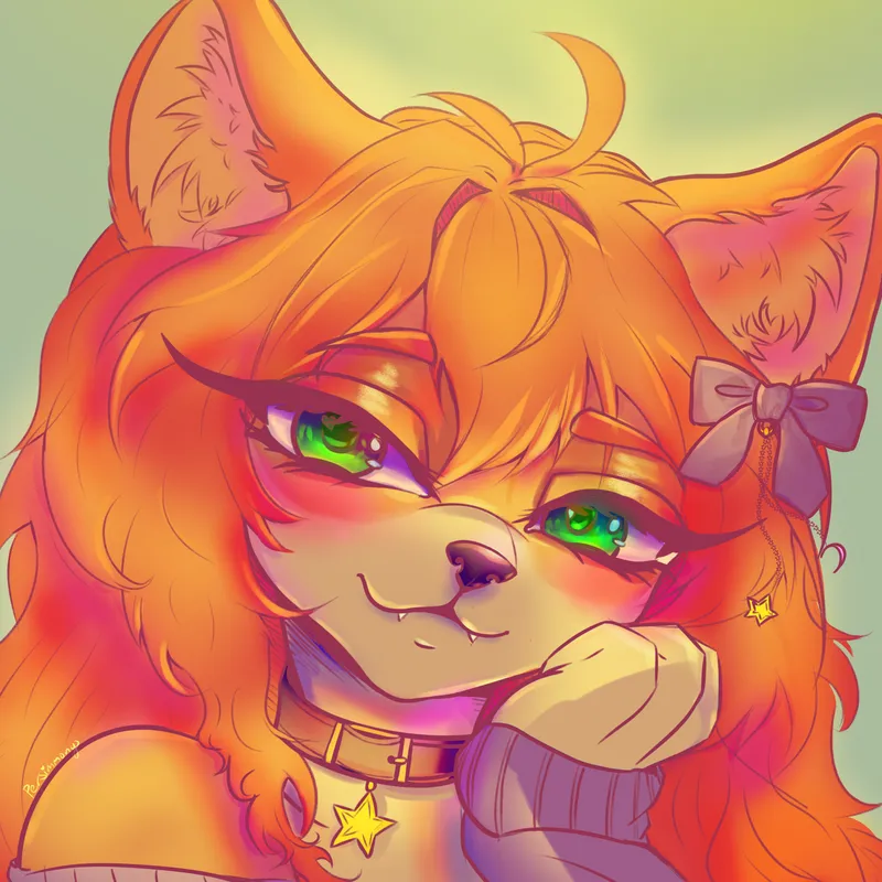 Thumbnail Icon I made of my Fursona