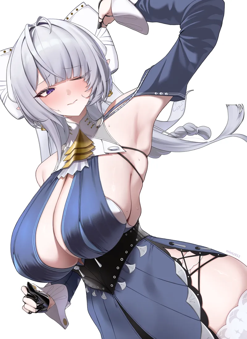 Thumbnail Velina Airgid in blue sleeveless dress (mintz912) [Zenless Zone Zero]