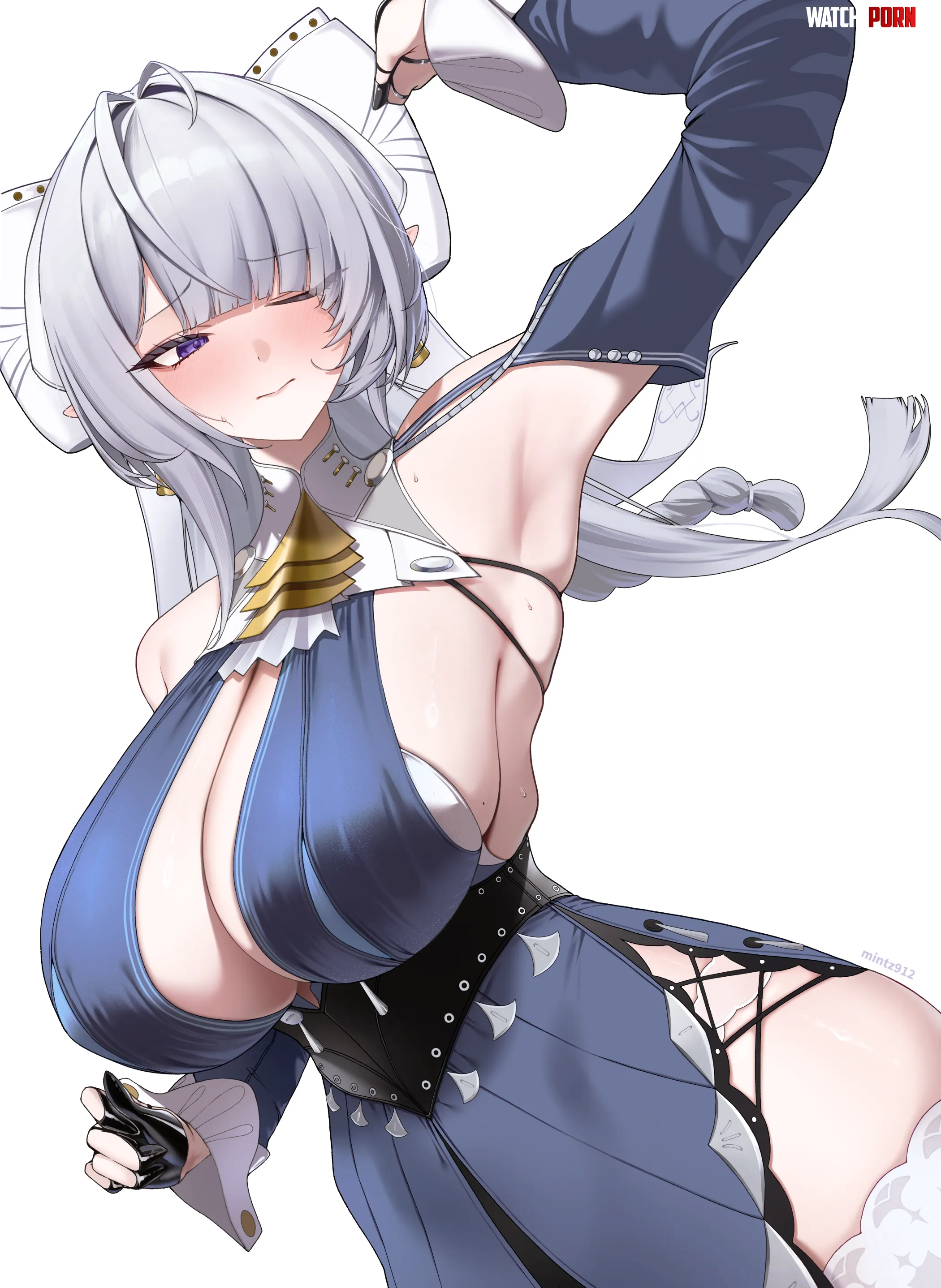 Velina Airgid in blue sleeveless dress (mintz912) [Zenless Zone Zero] by Equal_Hovercraft4116