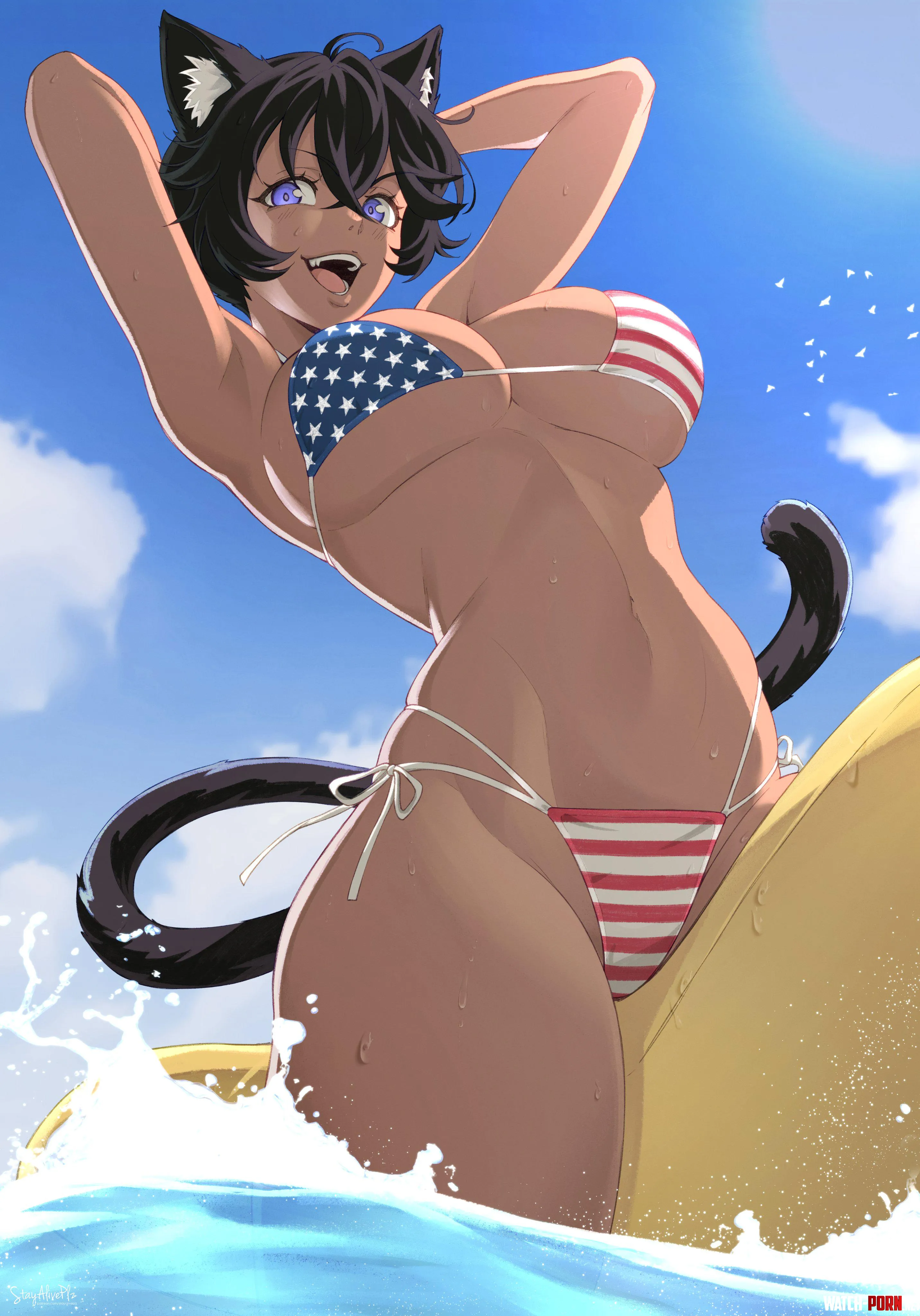 USA Bikini Sheila [Original] by A_MASSIVE_PERVERT