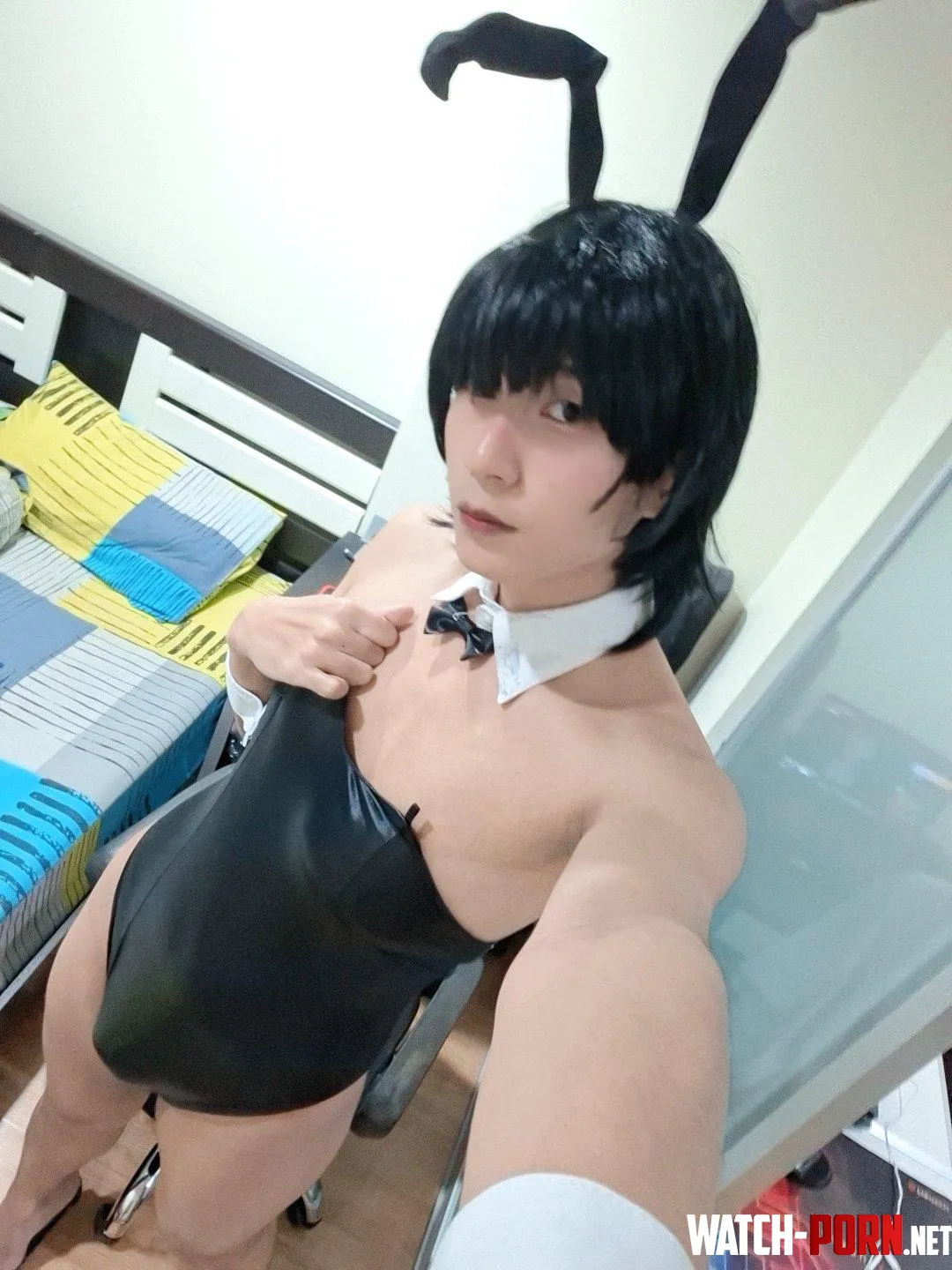 Sorry if this is not lewd enough. Here's some Bunny boy! by Suzu743